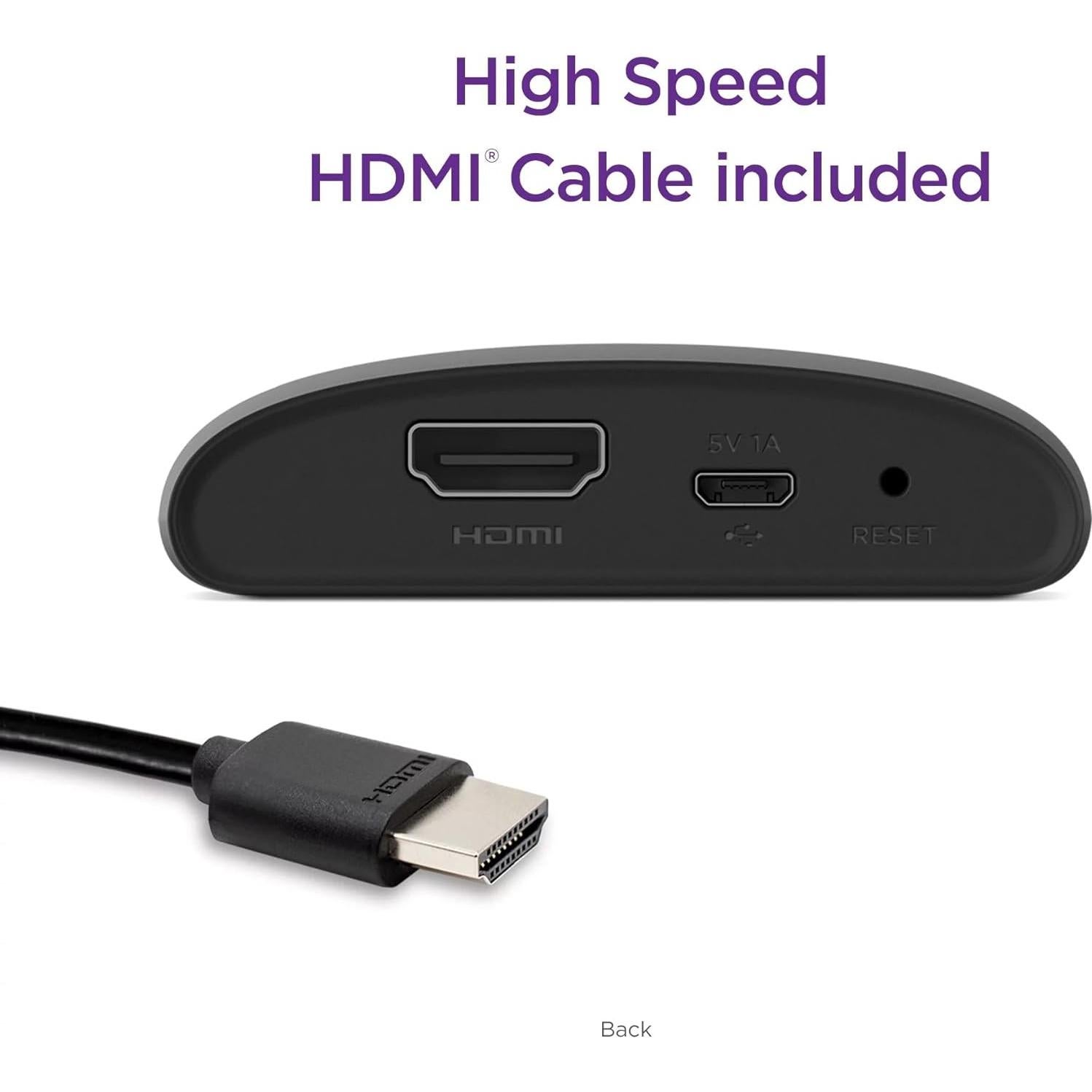 Dispositivo de Streaming HD Roku Express con HDMI y Control Remoto