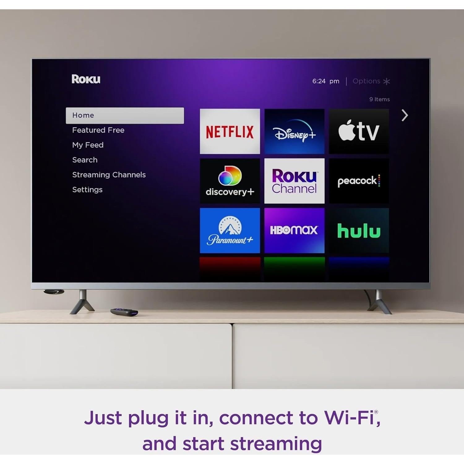 Dispositivo de Streaming HD Roku Express con HDMI y Control Remoto
