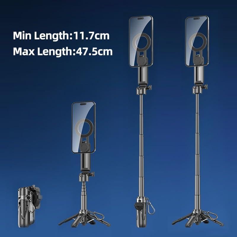 Soporte para Selfie Magnético 3-en-1 Bonkyo P15 Mini-C