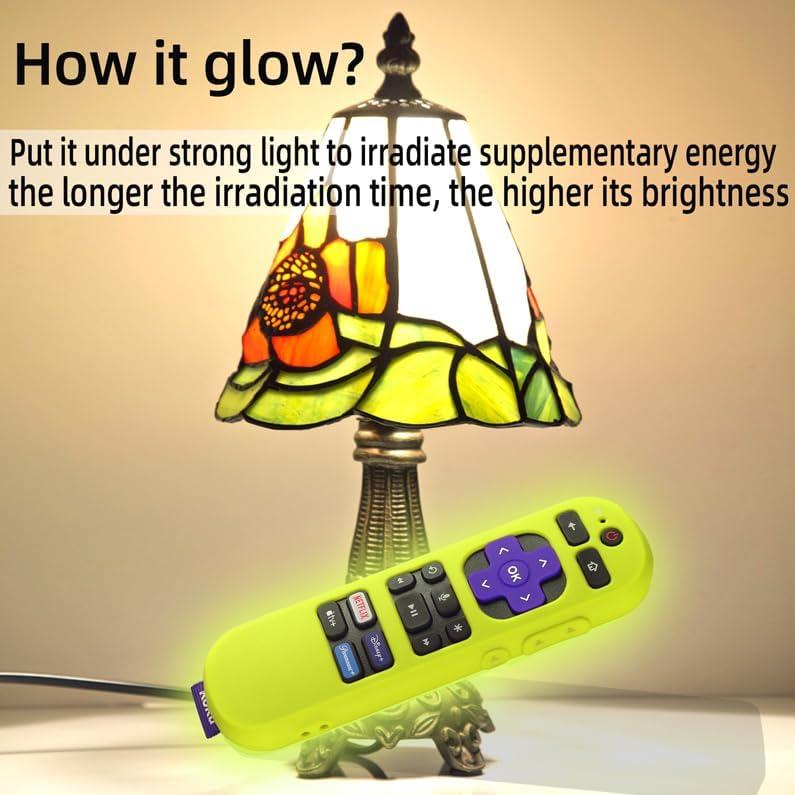 Funda de Silicona Hi Color para Control Remoto Roku 2023 Verde Brillante