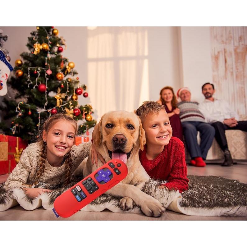 Funda de Silicona Hi Color para Control Remoto Roku 2023 Verde Brillante