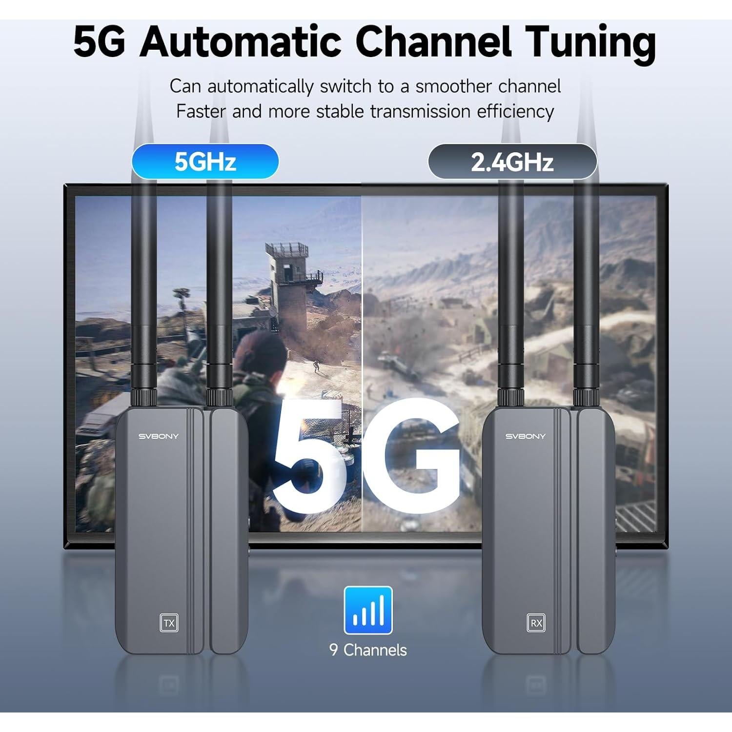 Transmisor HDMI Inalámbrico SVBONY TransAir3 1080P 60FPS