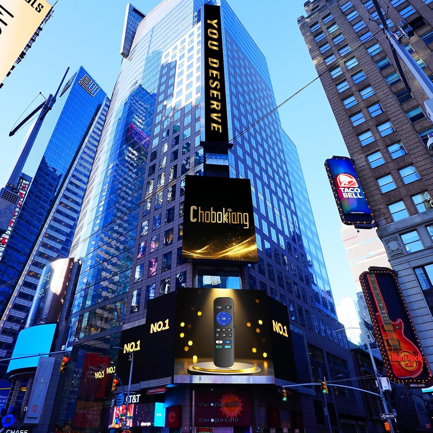 Control Remoto Universal de Voz Chobokiang RC-AL5 para Roku