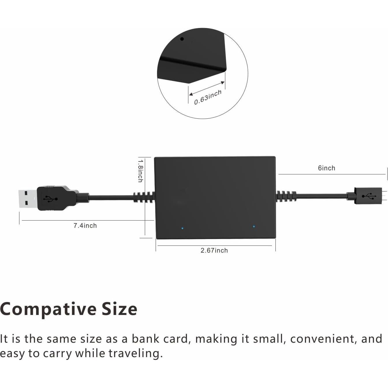 Cable de Alimentación USB QUZOC para Fire TV Stick y Chromecast