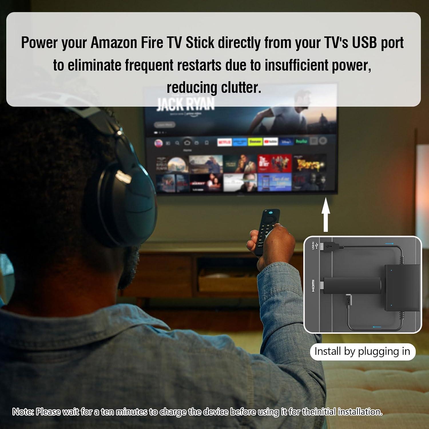 Cable de Alimentación USB QUZOC para Fire TV Stick y Chromecast