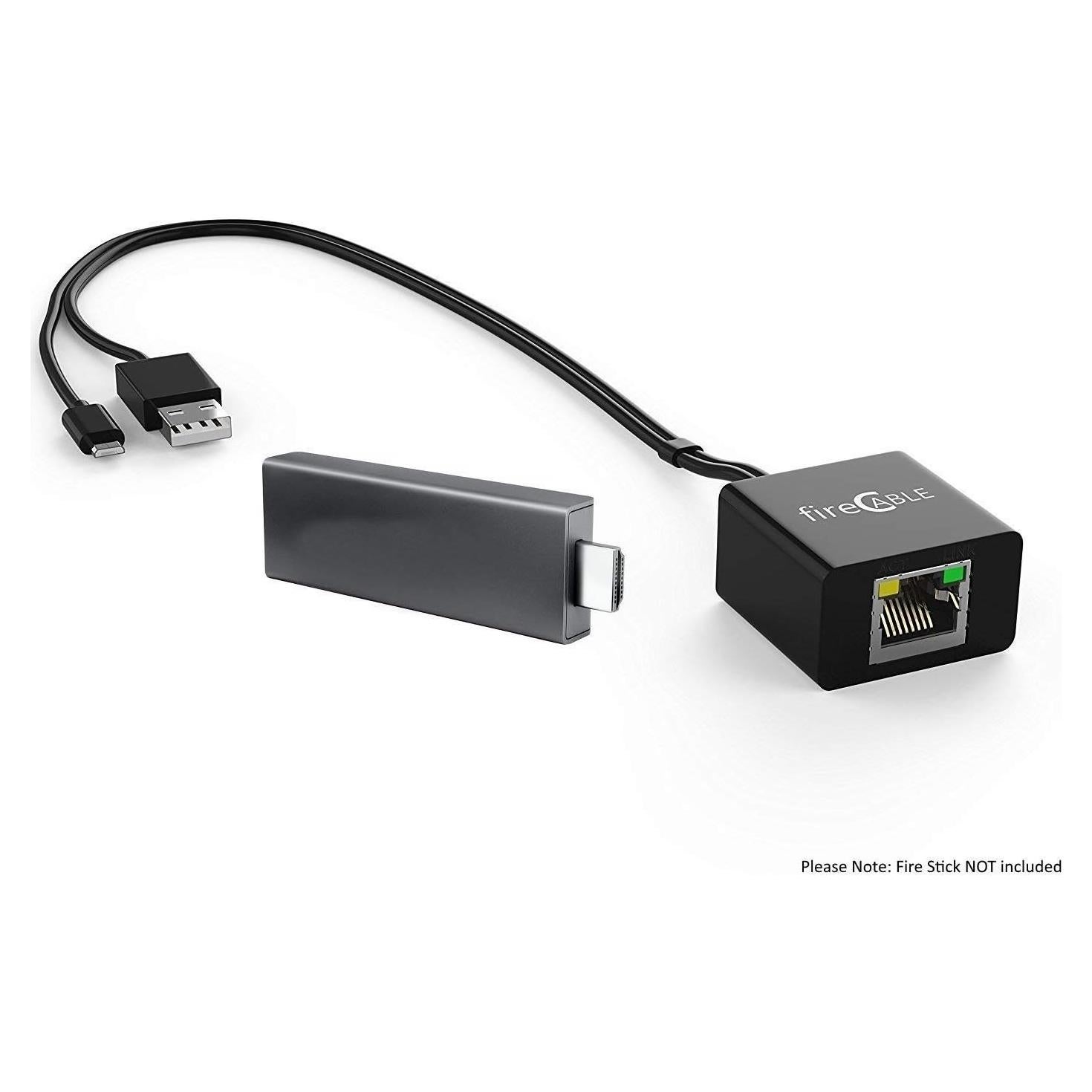Adaptador Ethernet fireCable para TV Stick HDMI - Streaming Rápido