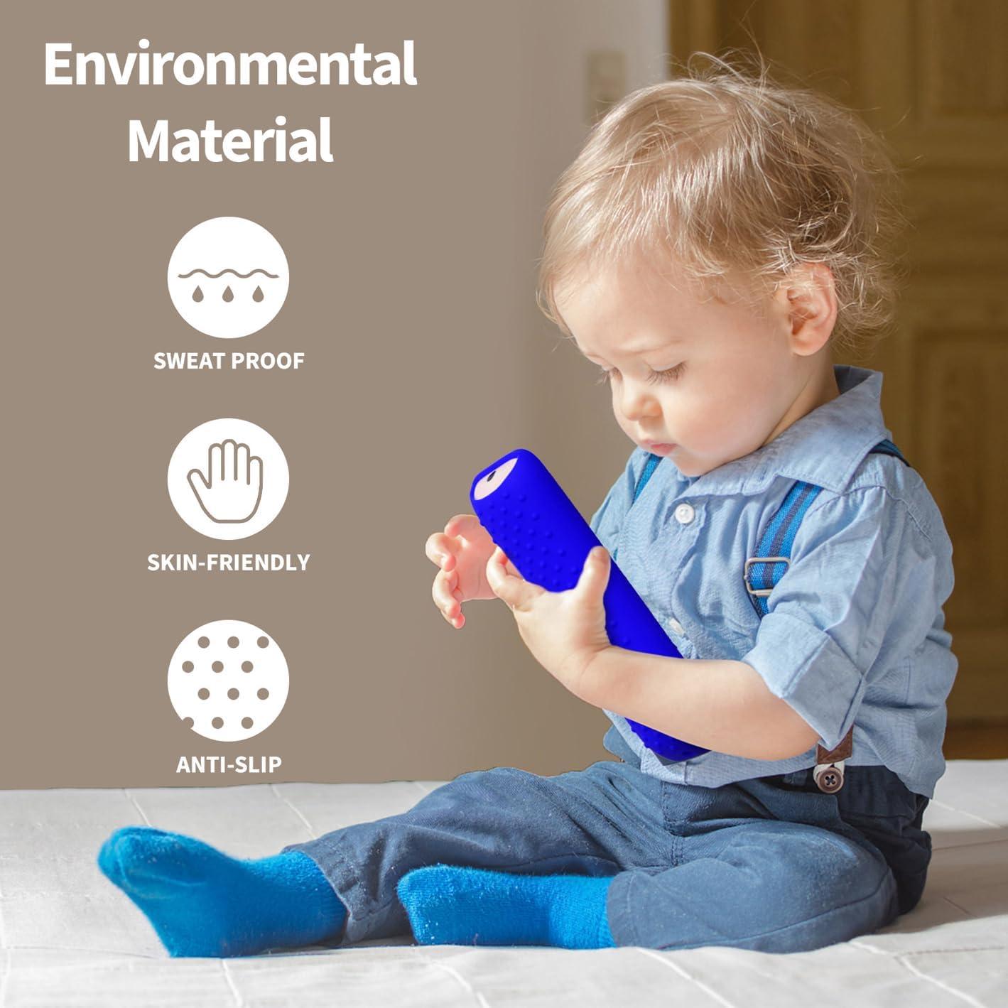 Funda de Silicona Hi Color para Control Remoto Onn TV 4K Azul