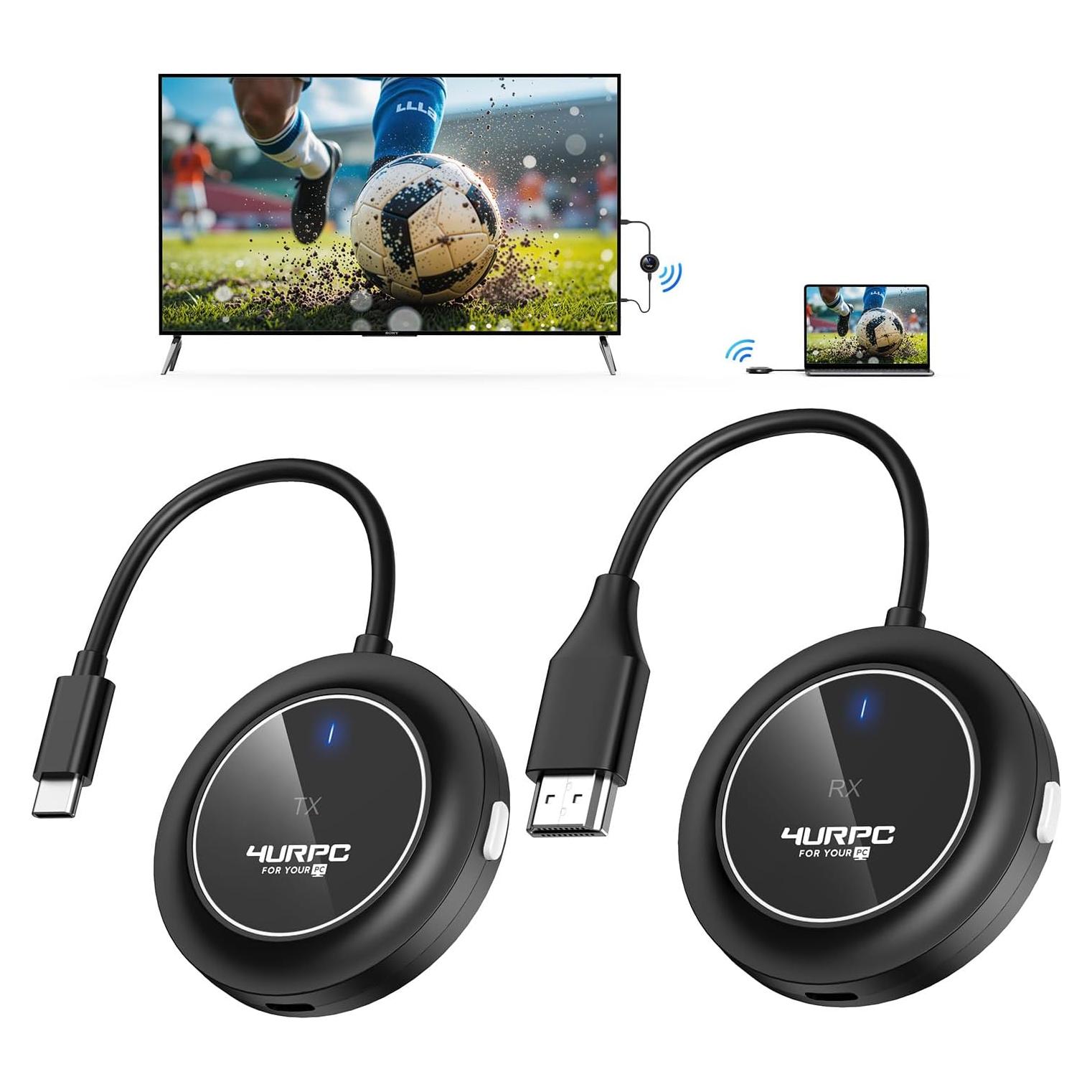 Transmisor y receptor HDMI inalámbrico 4K 4URPC SP004K