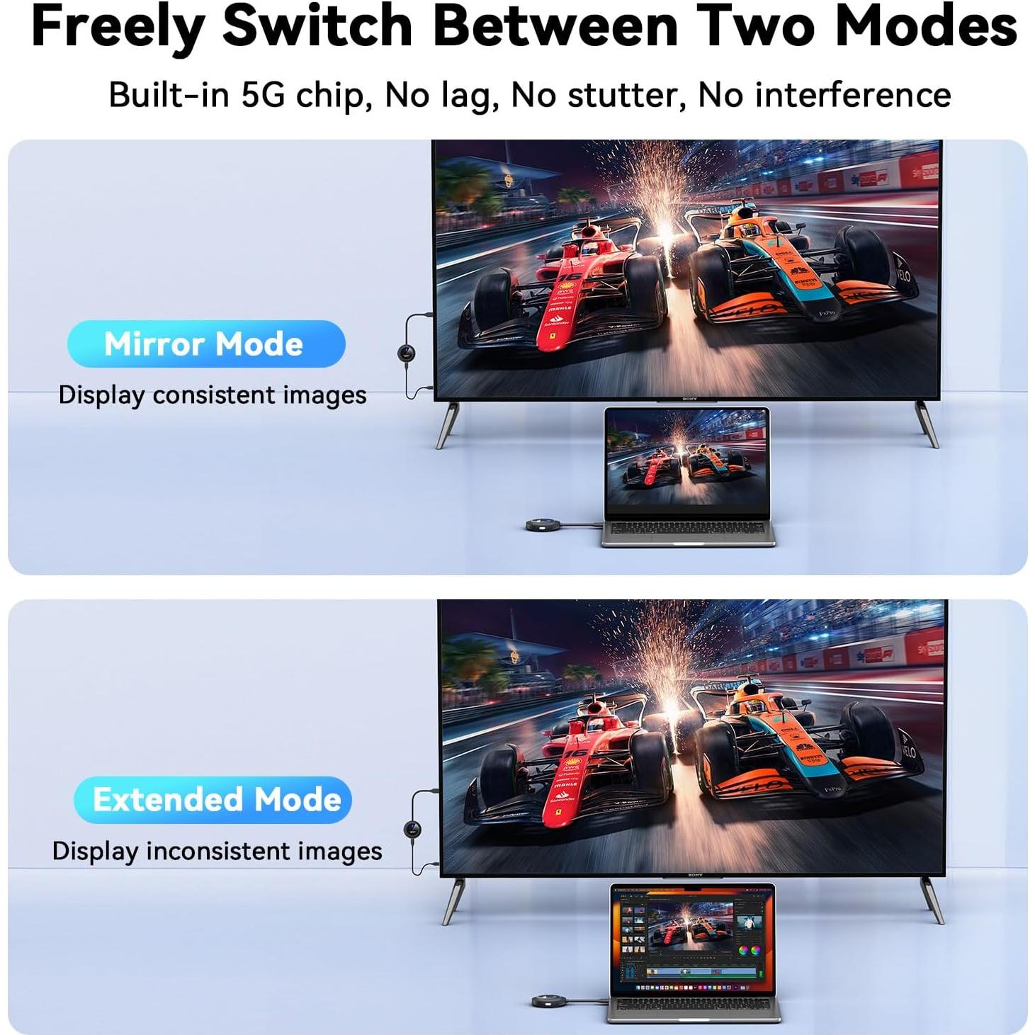 Transmisor y receptor HDMI inalámbrico 4K 4URPC SP004K