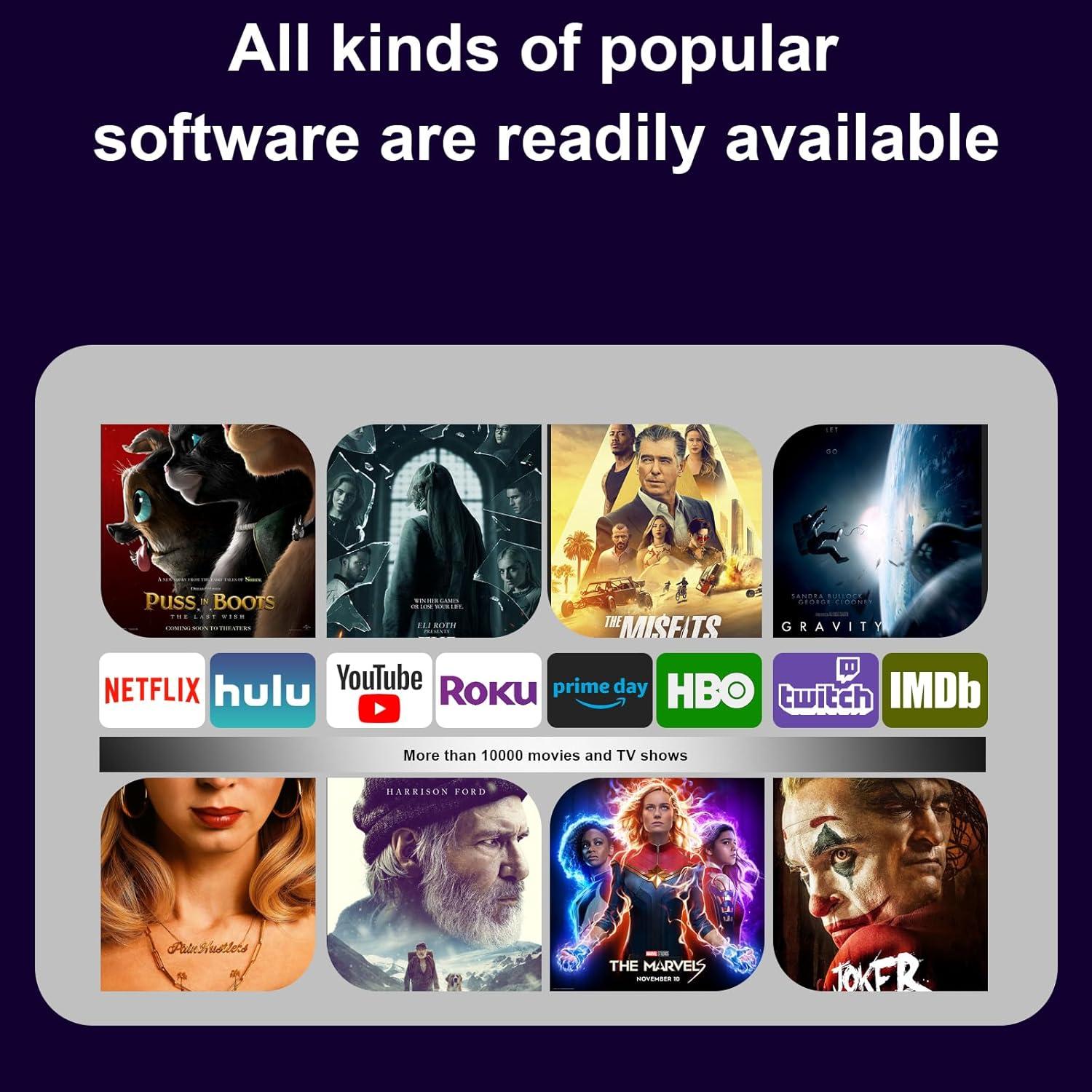 Reproductor de Medios Streaming YFDSPSM 4K Android 14.0 Quad-Core