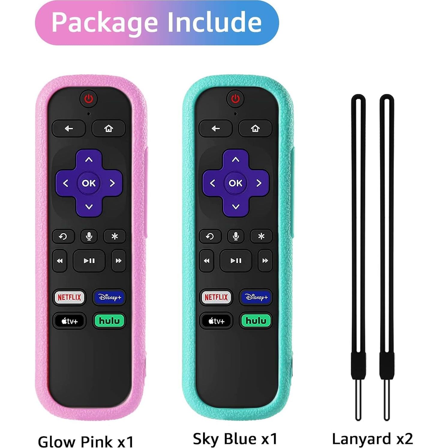 Funda de Control Remoto de Silicona TCL Roku - Paquete de 2