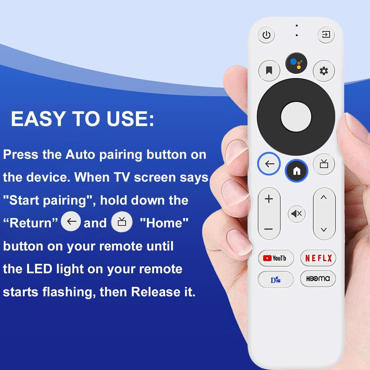 Control Remoto de Voz AieSHOP para Onn TV 4K UHD con Acceso Rápido