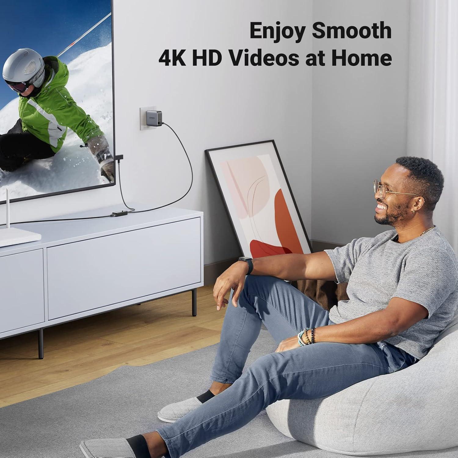 Adaptador Ethernet UGREEN Micro USB a 100Mbps para Fire TV Stick