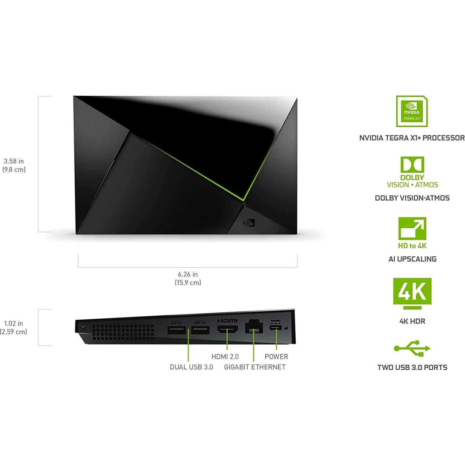 Reproductor de Medios NVIDIA SHIELD TV Pro 4K HDR, 16GB