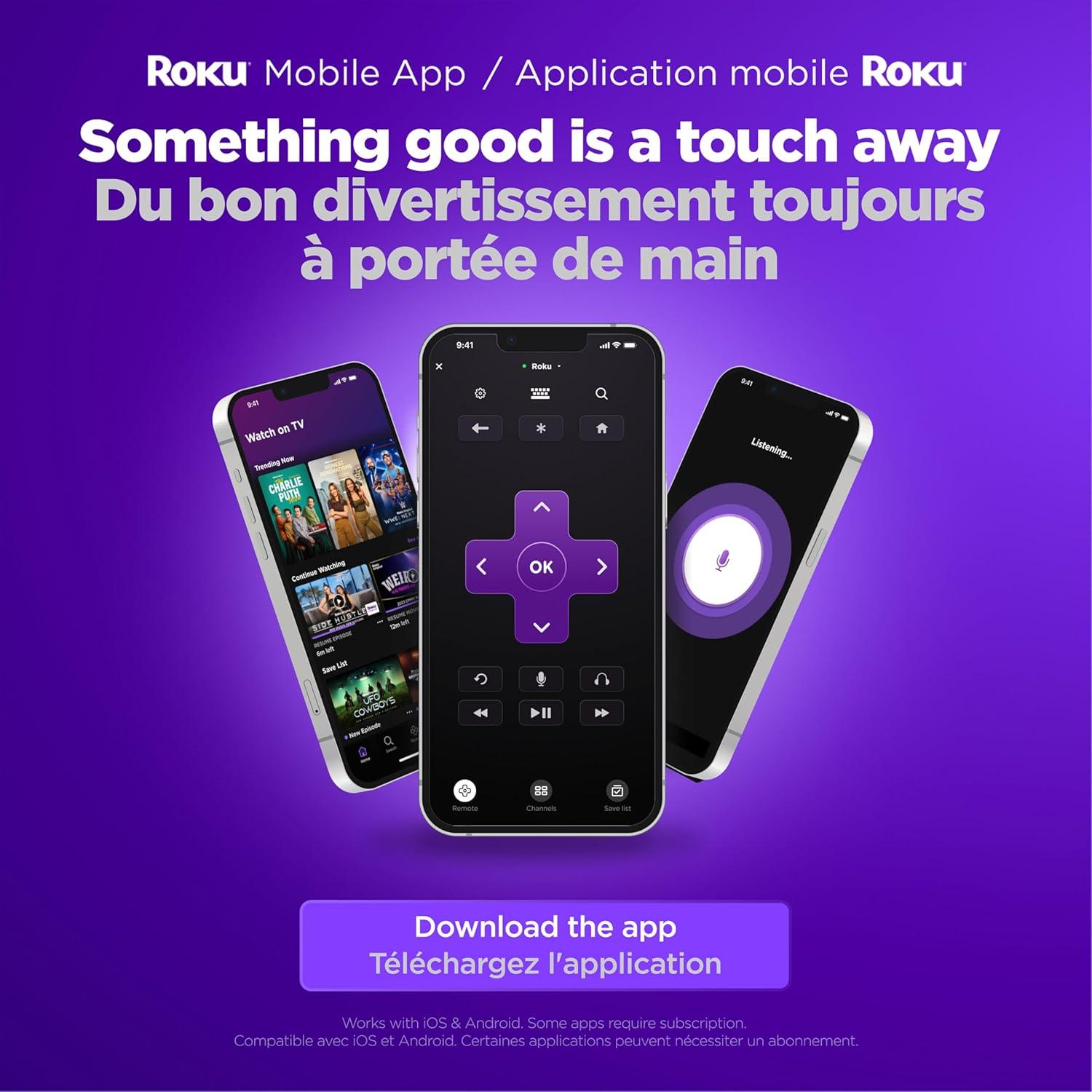 Roku Streaming Stick 4K 2022 - Dispositivo de Streaming 4K HDR