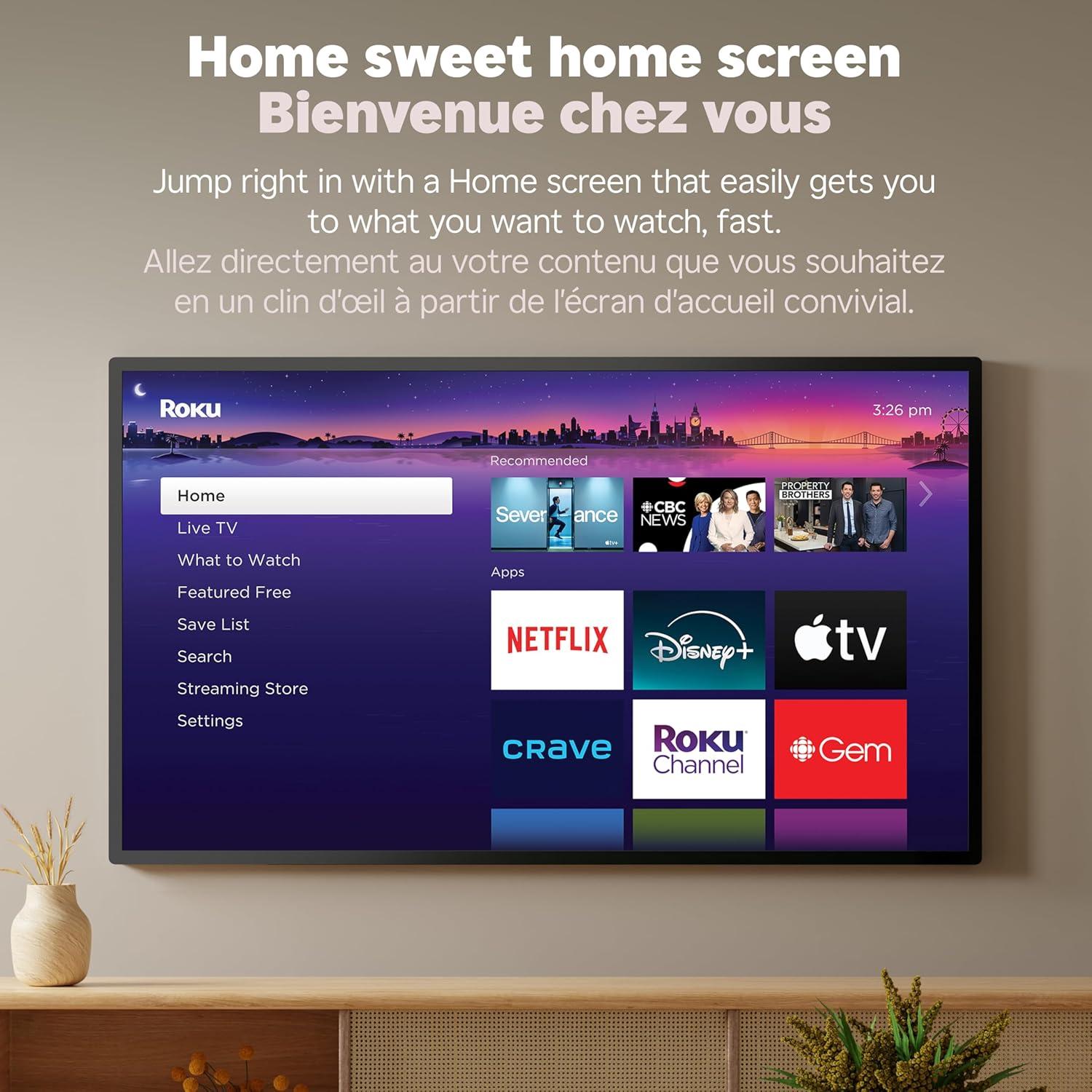 Roku Streaming Stick 4K 2022 - Dispositivo de Streaming 4K HDR