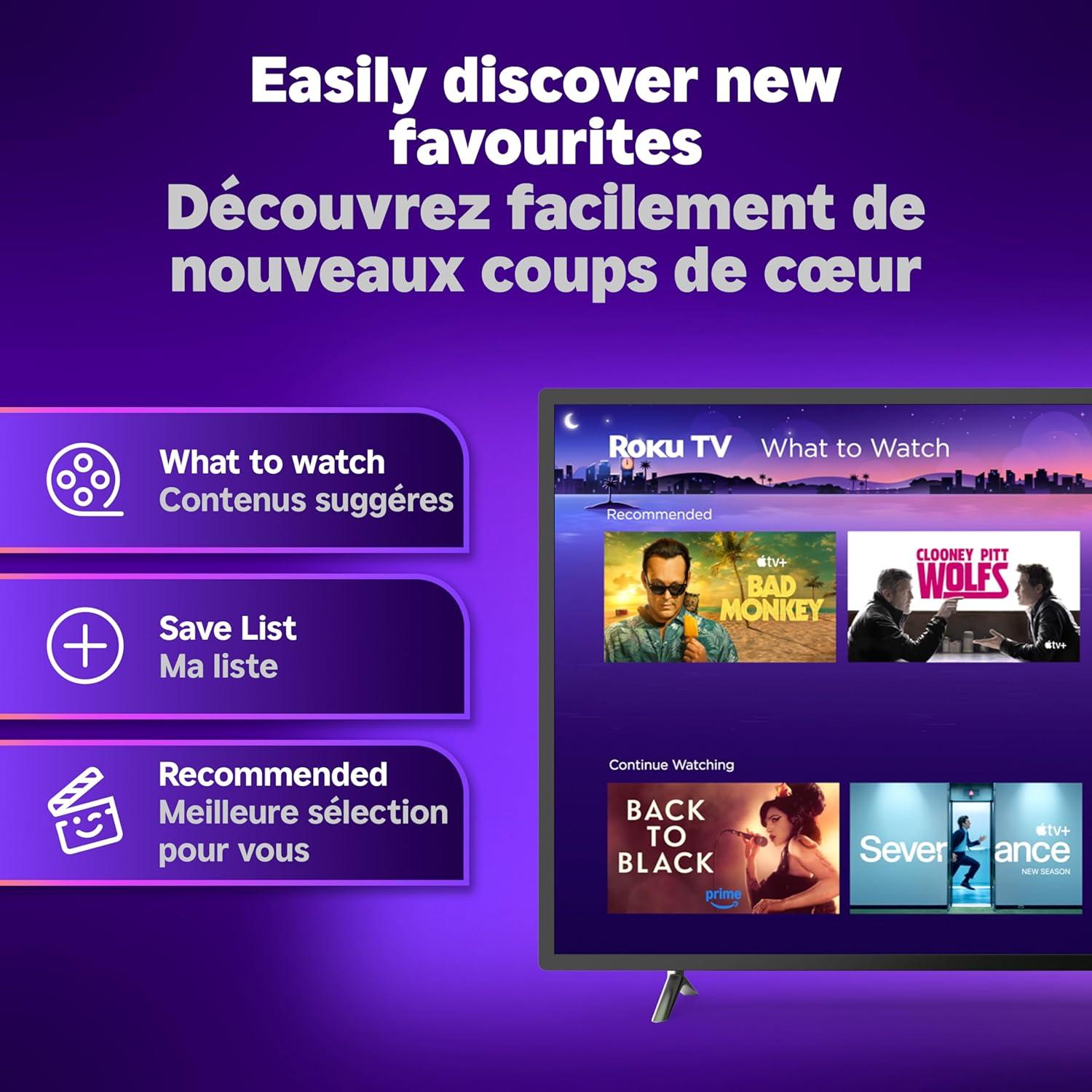 Roku Streaming Stick 4K 2022 - Dispositivo de Streaming 4K HDR