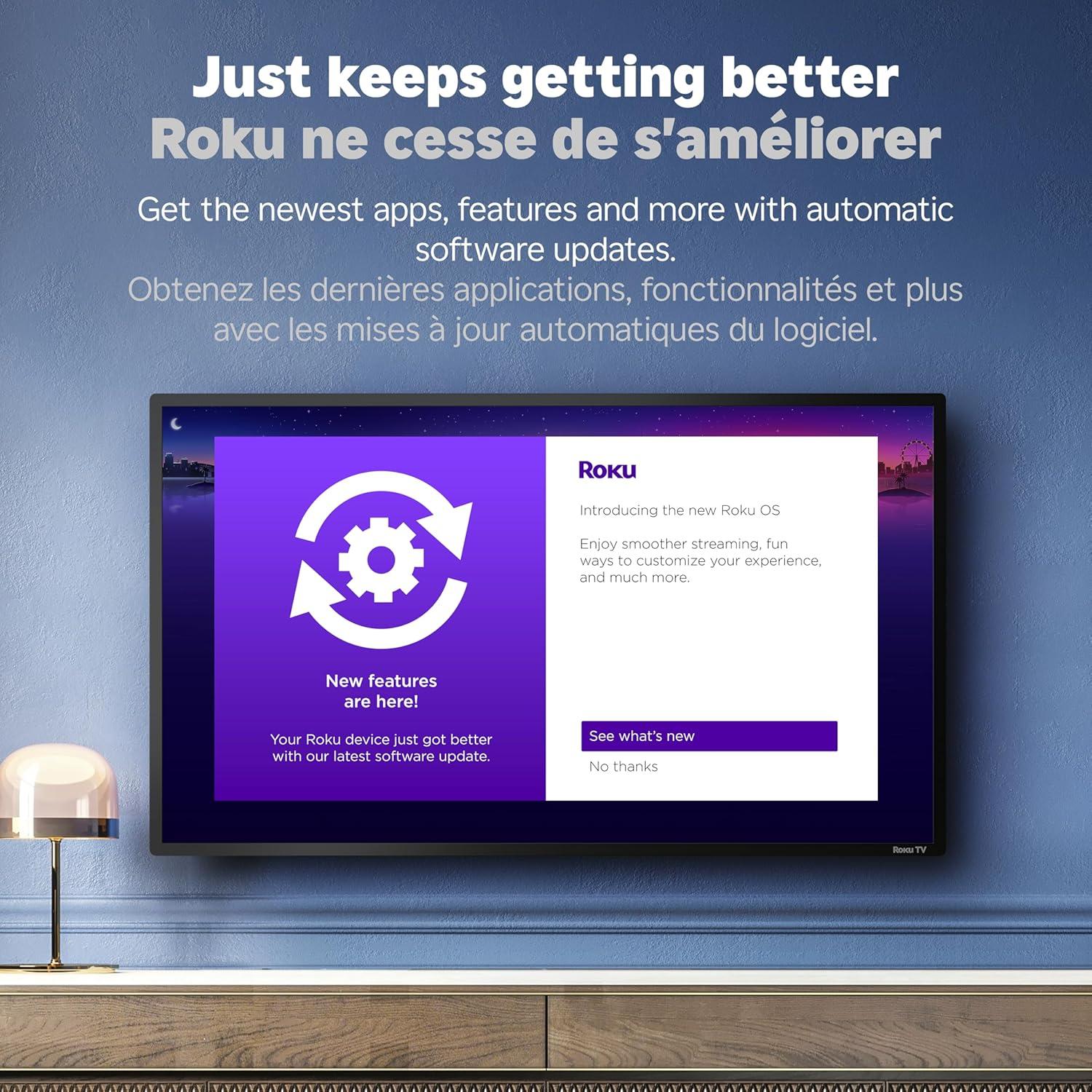 Roku Streaming Stick 4K 2022 - Dispositivo de Streaming 4K HDR