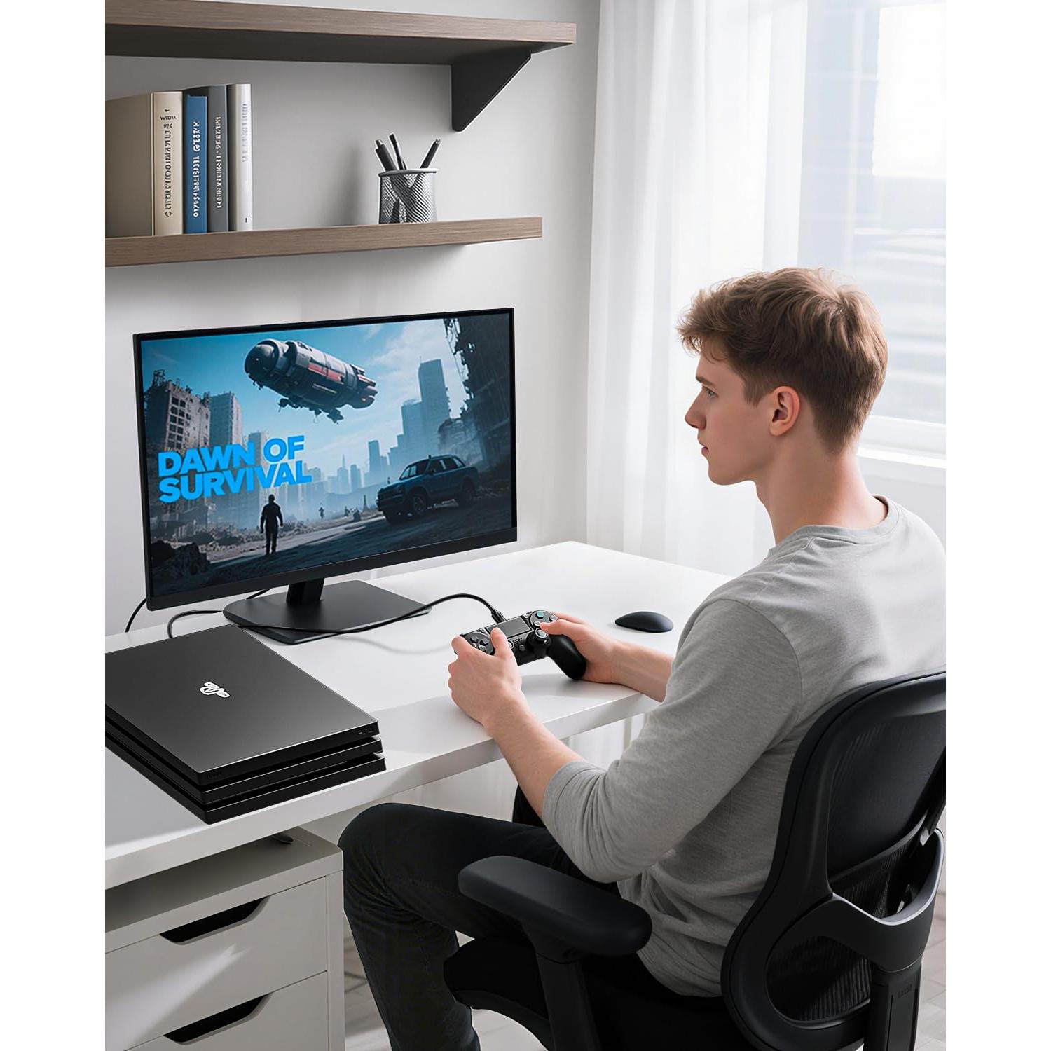 Paquete de 2 Cables Micro USB 3m SUPERER para PS4, Xbox, Roku