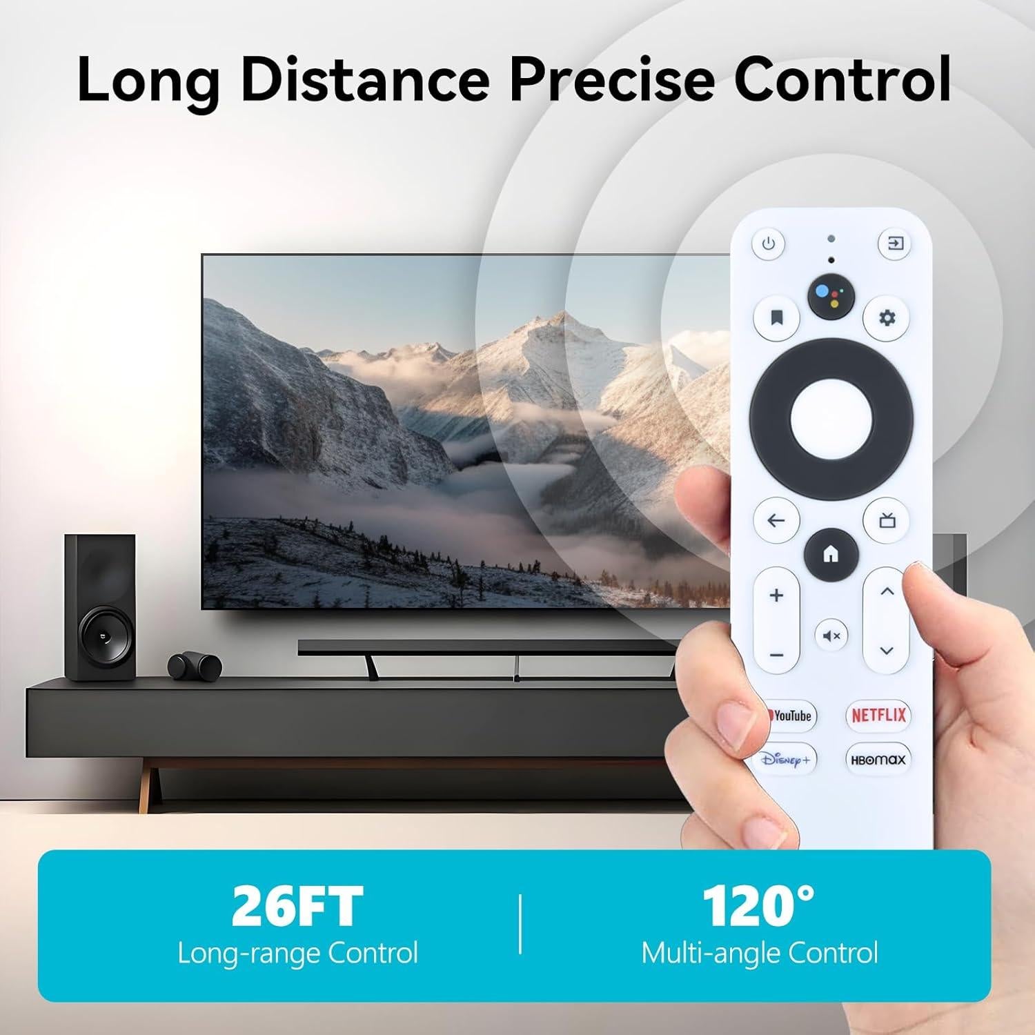 Control Remoto Reemplazo ZWP para Onn TV FHD 4K UHD