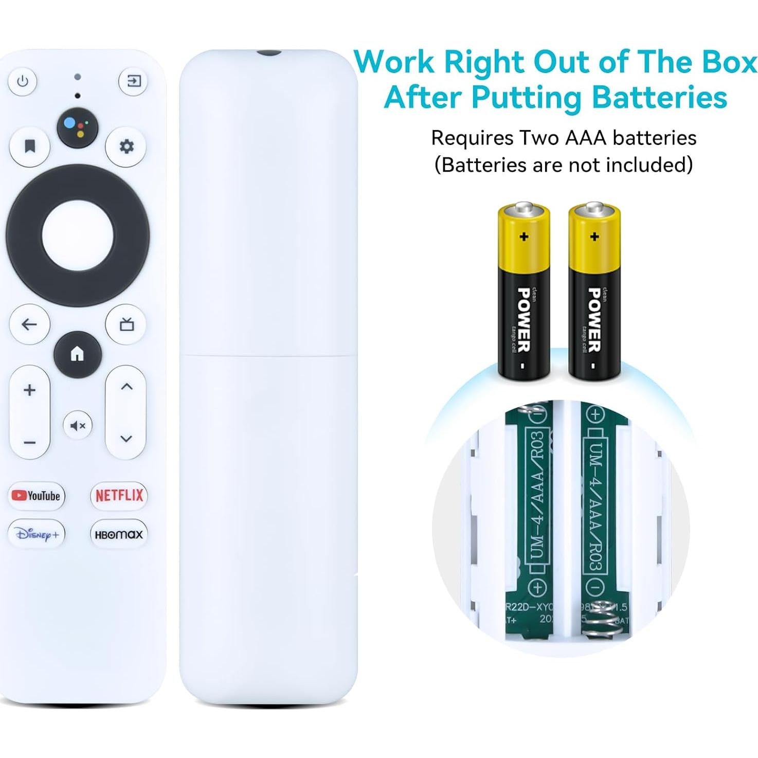 Control Remoto Reemplazo ZWP para Onn TV FHD 4K UHD