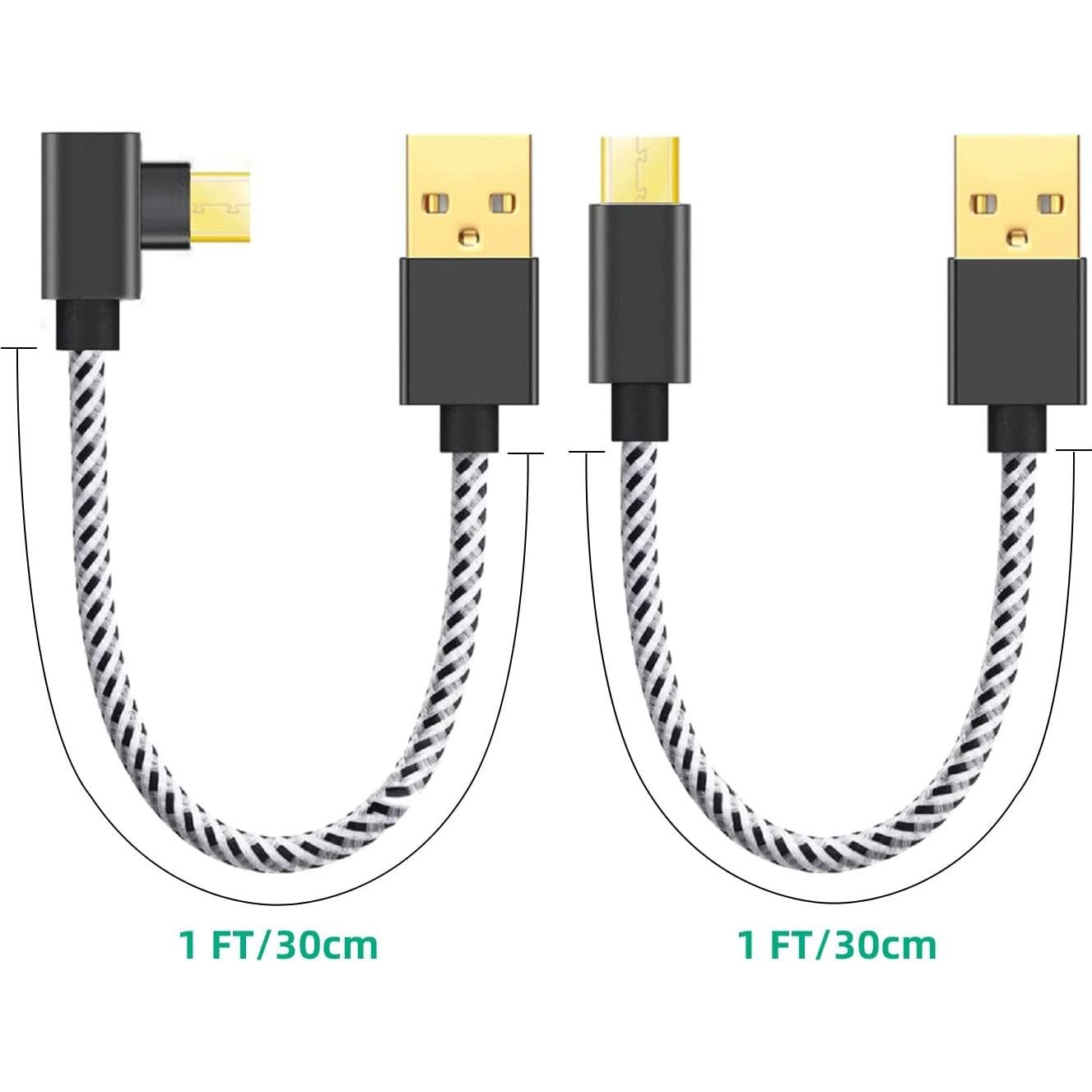 Cable USB de Alimentación Micro USB Hxer para Fire Stick 23.5 cm
