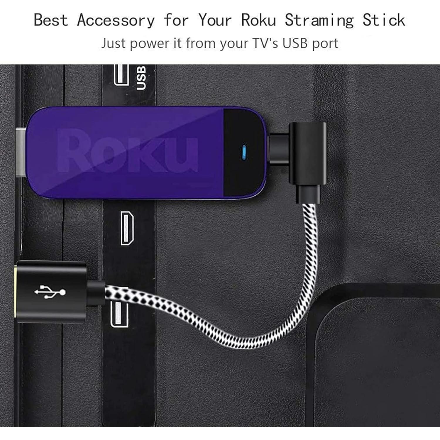 Cable USB de Alimentación Micro USB Hxer para Fire Stick 23.5 cm