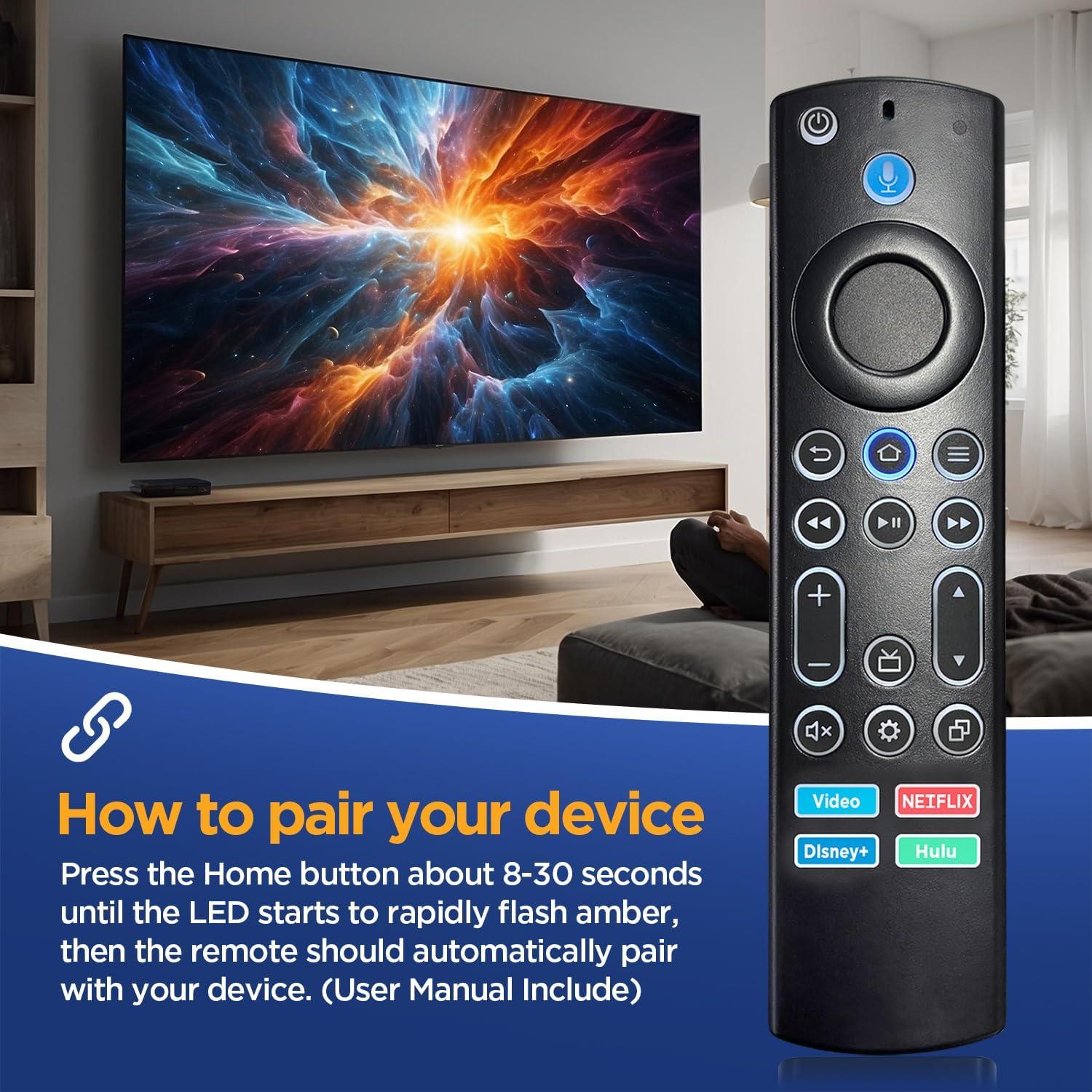 Control Remoto Retroiluminado Oritronic para TV Insignia-Toshiba