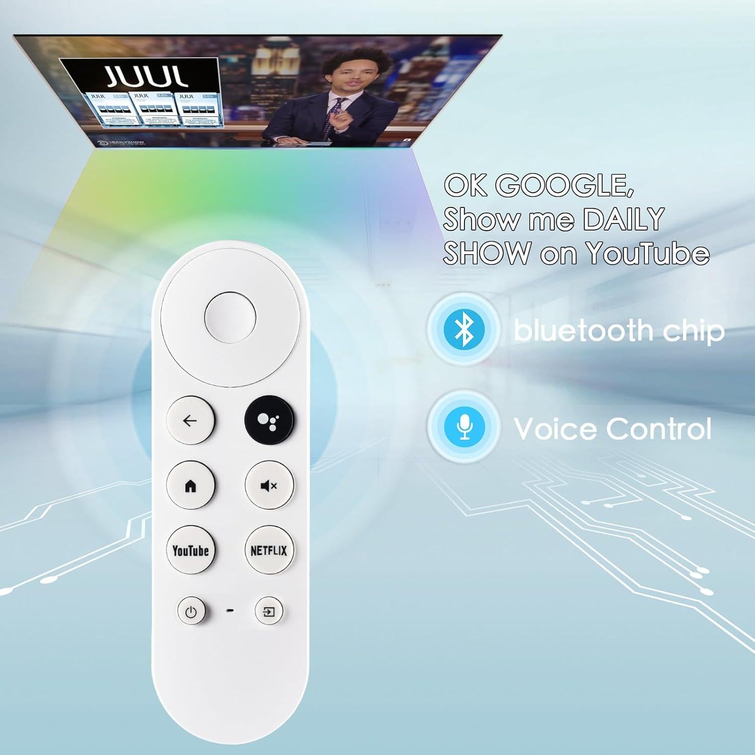 Control Remoto de Reemplazo para Google Chromecast 4K/HD