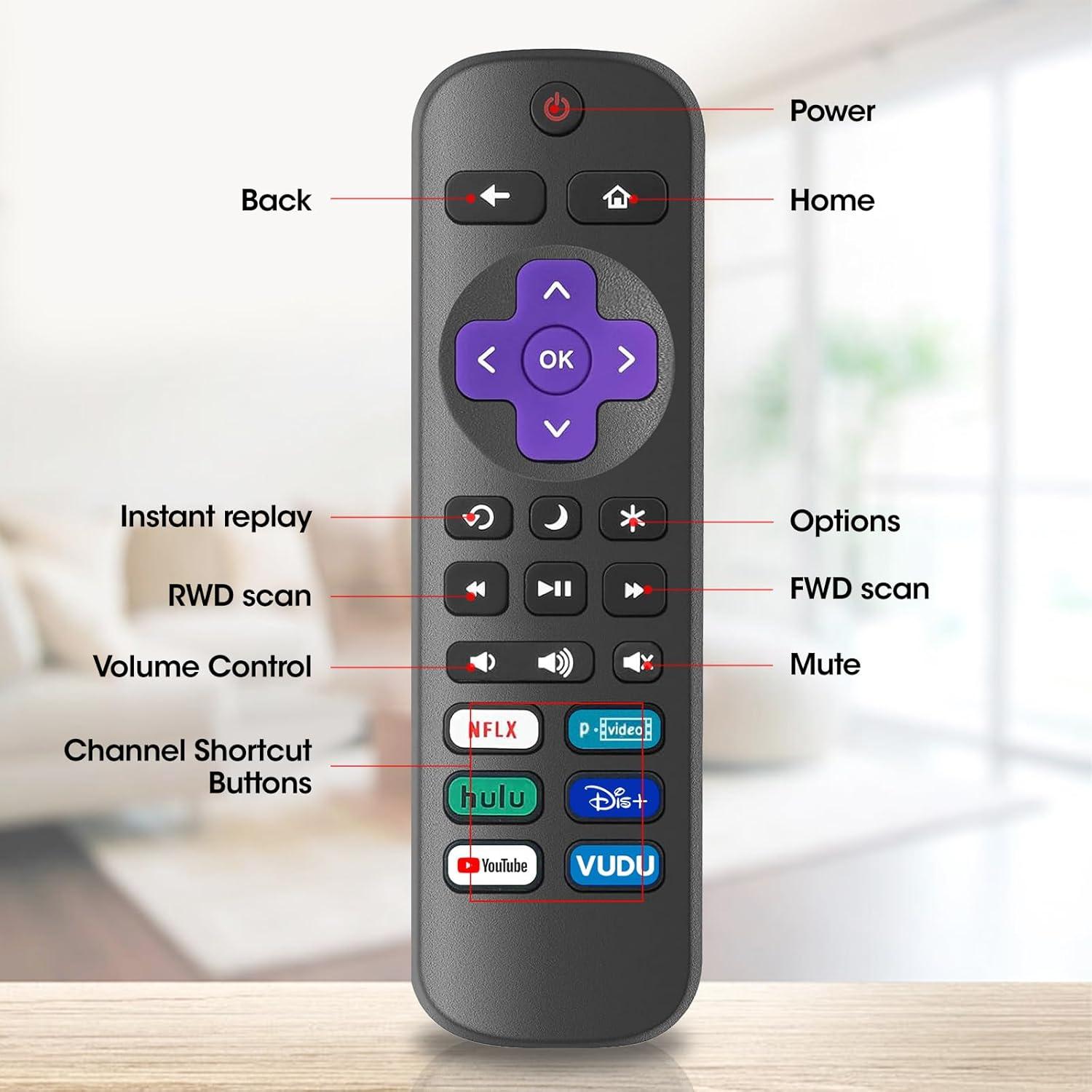 Paquete de 12 controles remotos YesBes para TV Roku