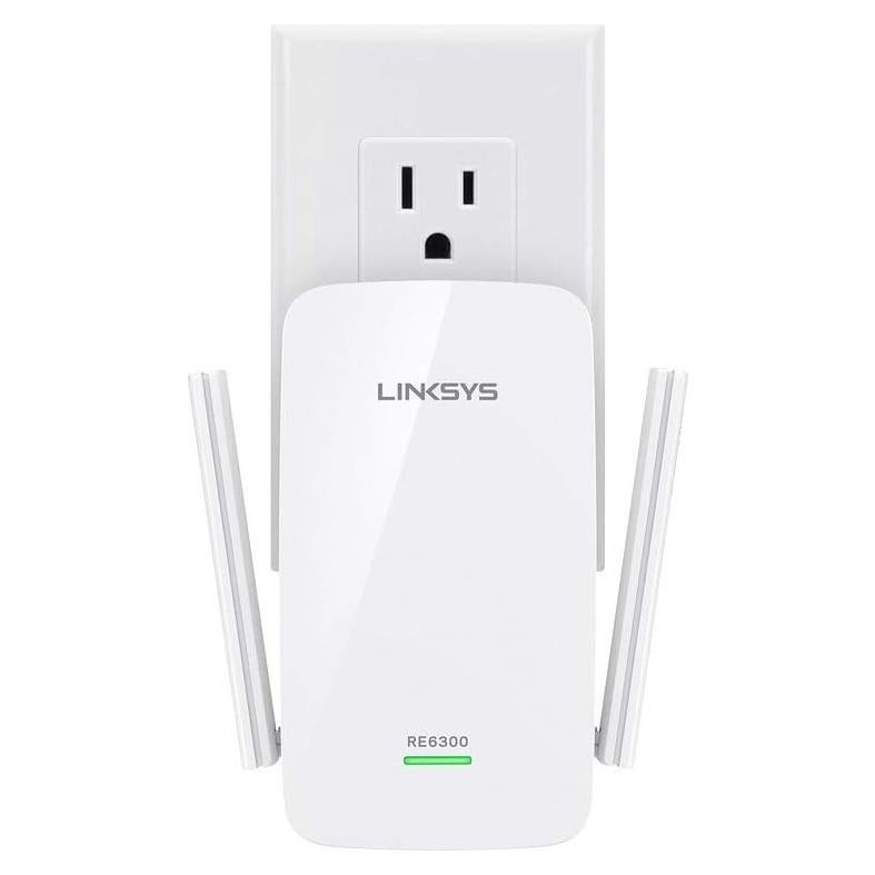 Extensor WiFi Linksys RE6300 AC750, Doble Banda, 93 m²