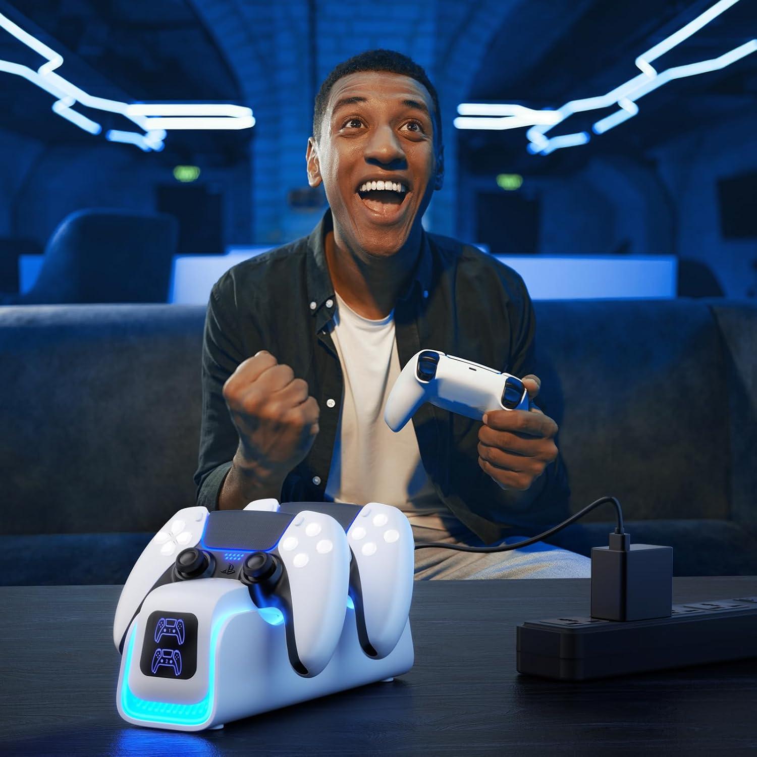 Cargador Base PlayStation 5 Cocubal para DualSense y Edge