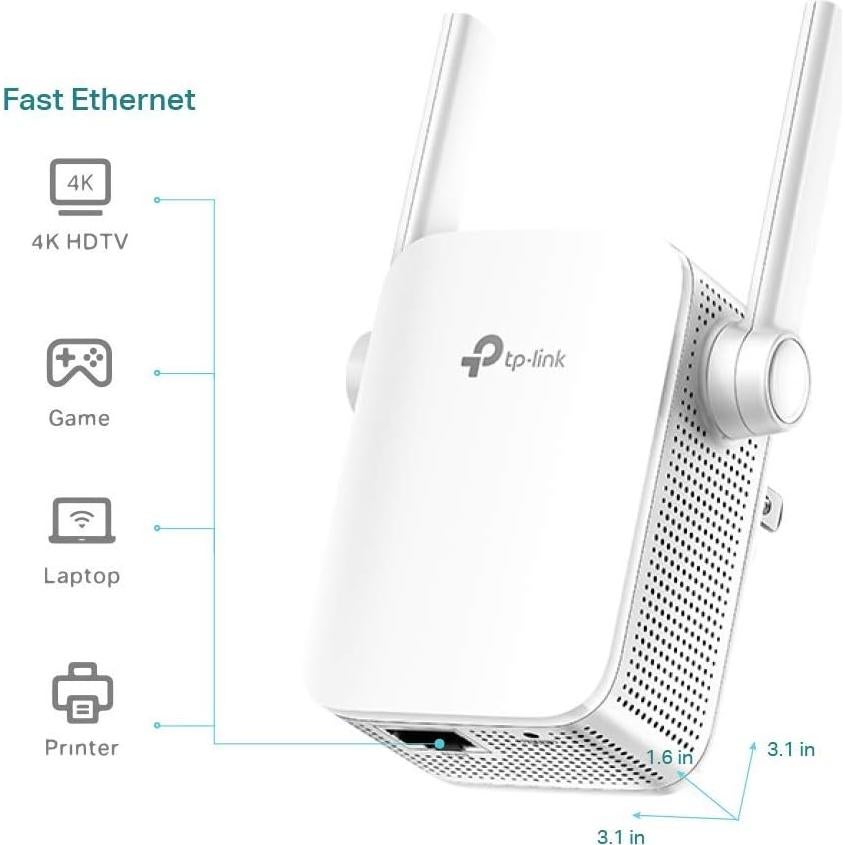 Extensor WiFi TP-Link RE105, Aumentador de Señal 300Mbps