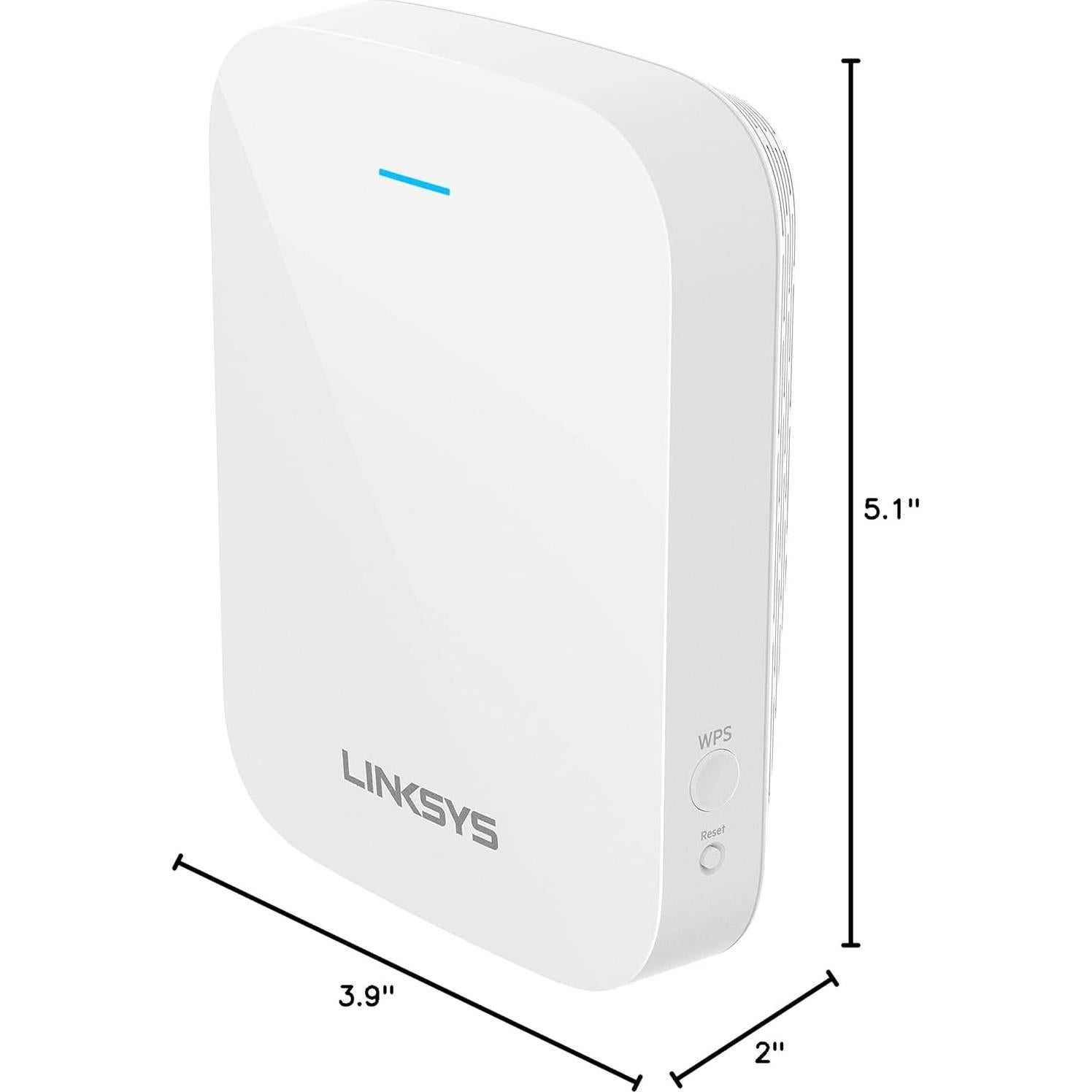 Extensor WiFi 6 Linksys RE7310 Doble Banda 1.8Gbps 185m²