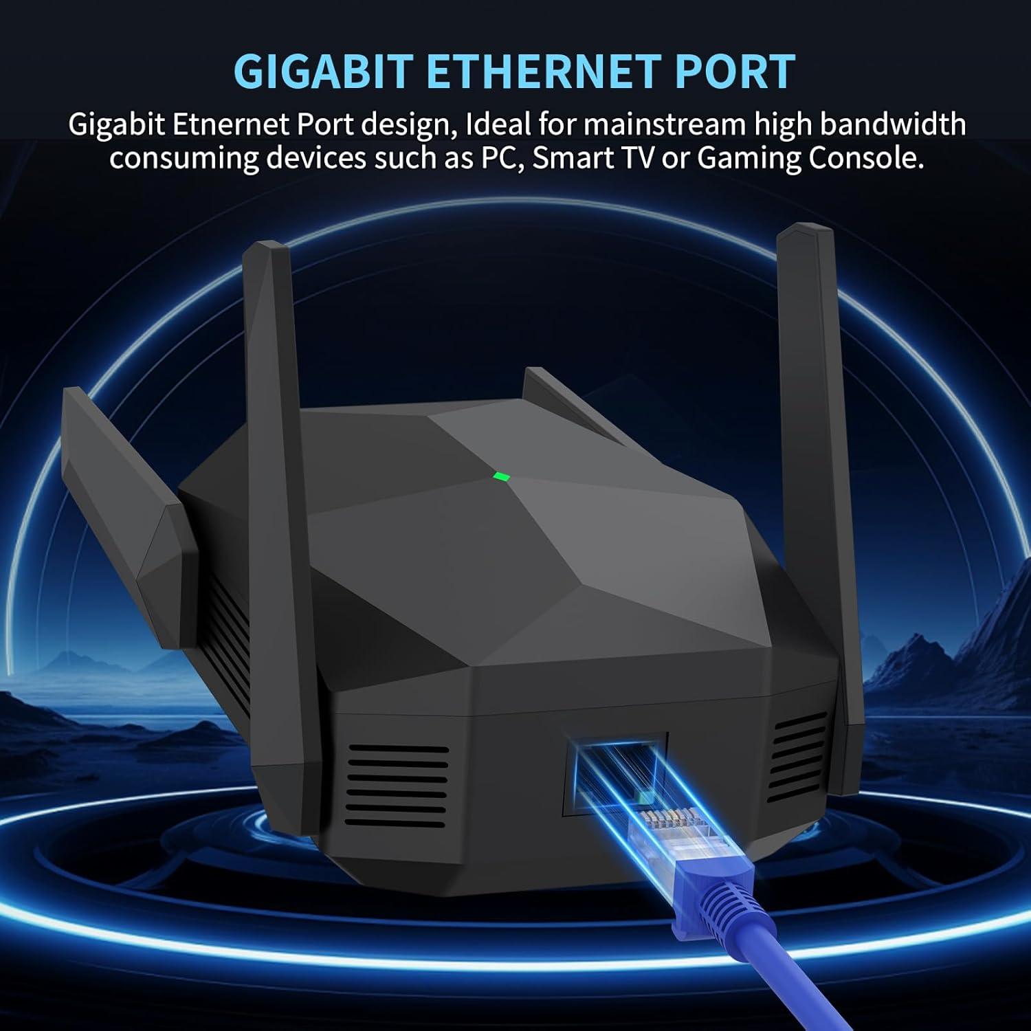 Extensor de WiFi 6 ingabis AX3000 Doble Banda 1297 m²