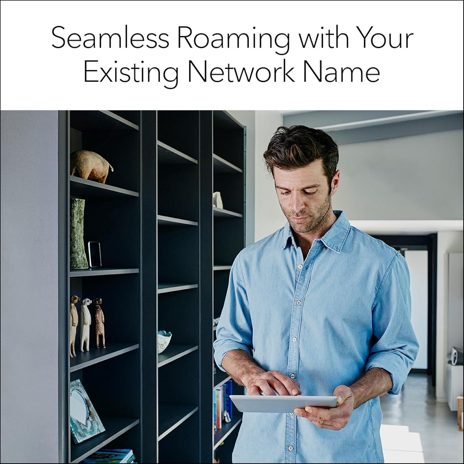 Extensor de Rango Mesh WiFi 6 NETGEAR EAX12 111.5 m² 1.6Gbps