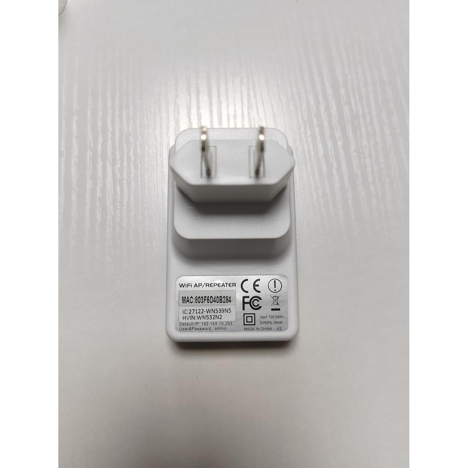 Extensor de señal WiFi 300Mbps Wodgreat, cubre 418m²