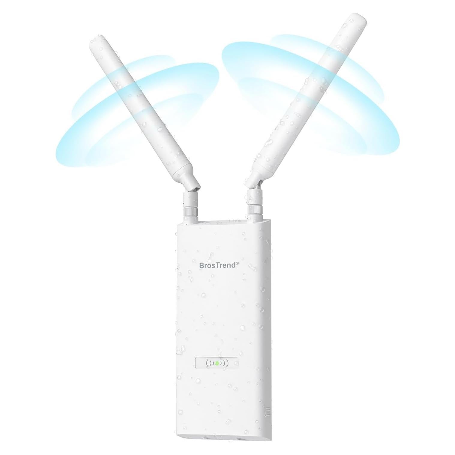 Extensor de WiFi Exterior BrosTrend AC1200 Doble Banda IP65