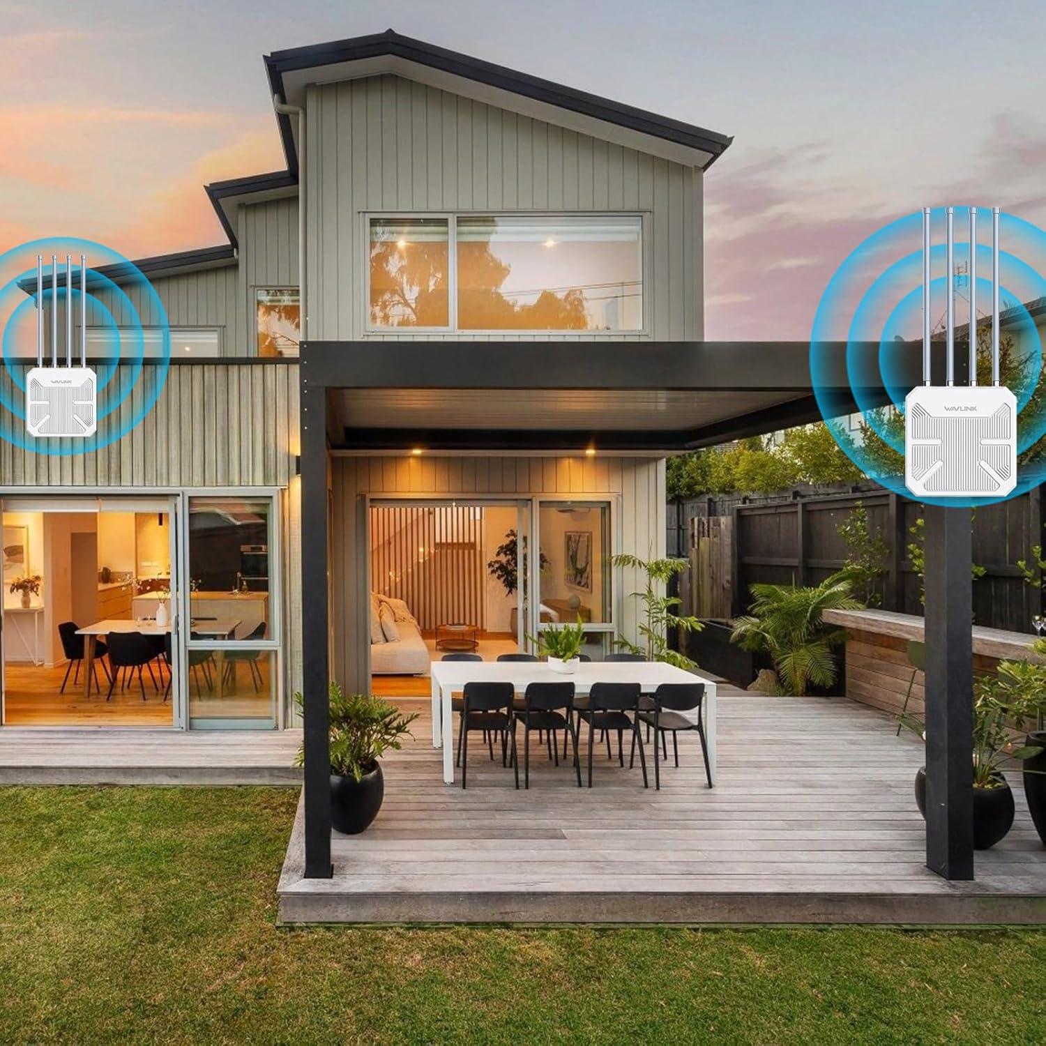 WAVLINK Enrutador Mesh WiFi 6 Exterior IP67 1.8Gbps 1000m