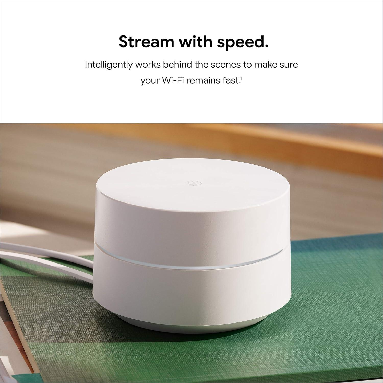 Router Google Wifi AC1200 - Sistema Mesh WiFi - Cobertura 139 m²
