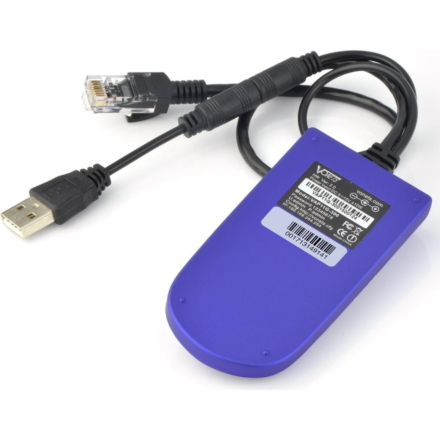 Puente Repetidor WiFi VONETS VAP11G-300 300Mbps 2.4GHz