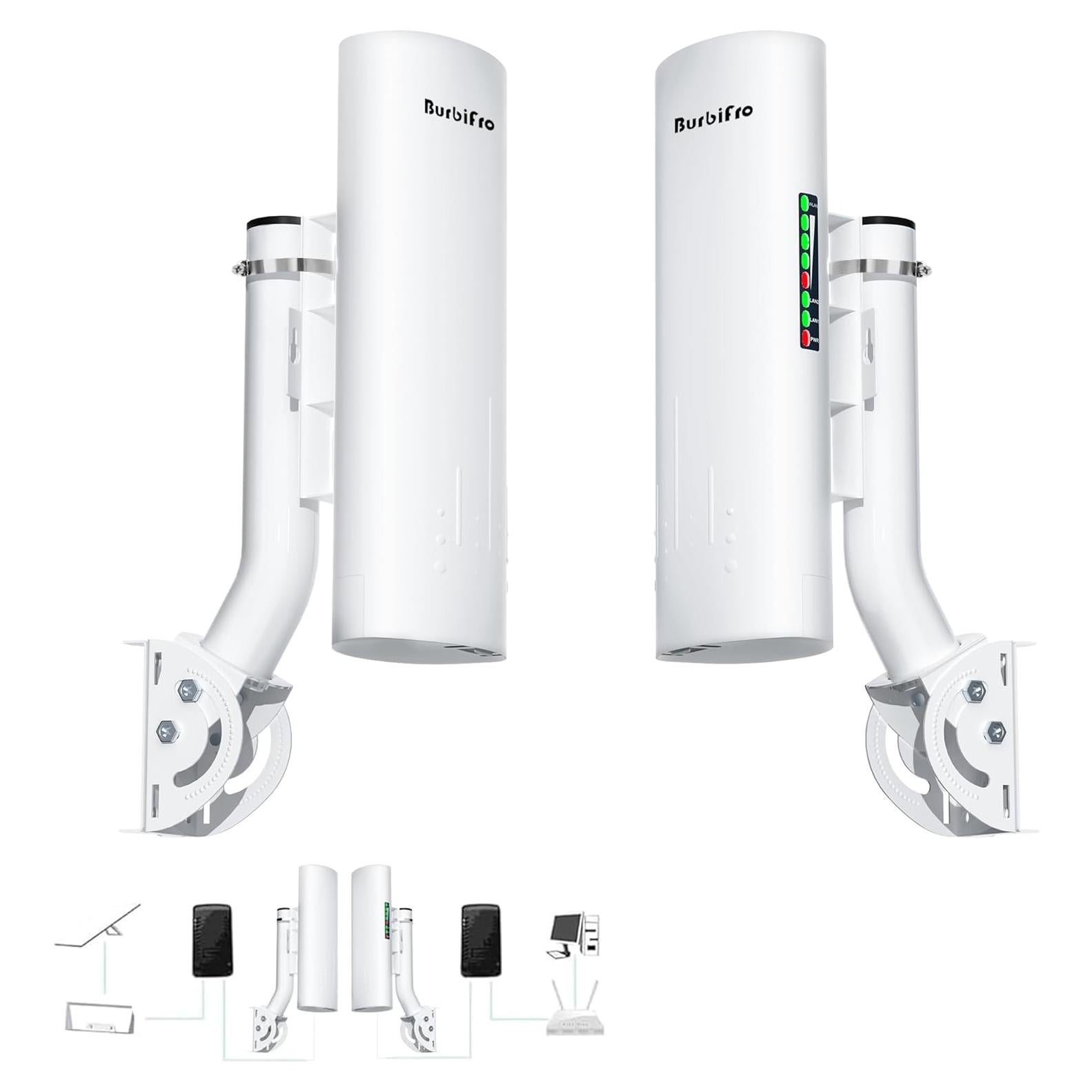 Extensor WiFi Inalámbrico Starlink Burbifro 1000Mbps 3KM