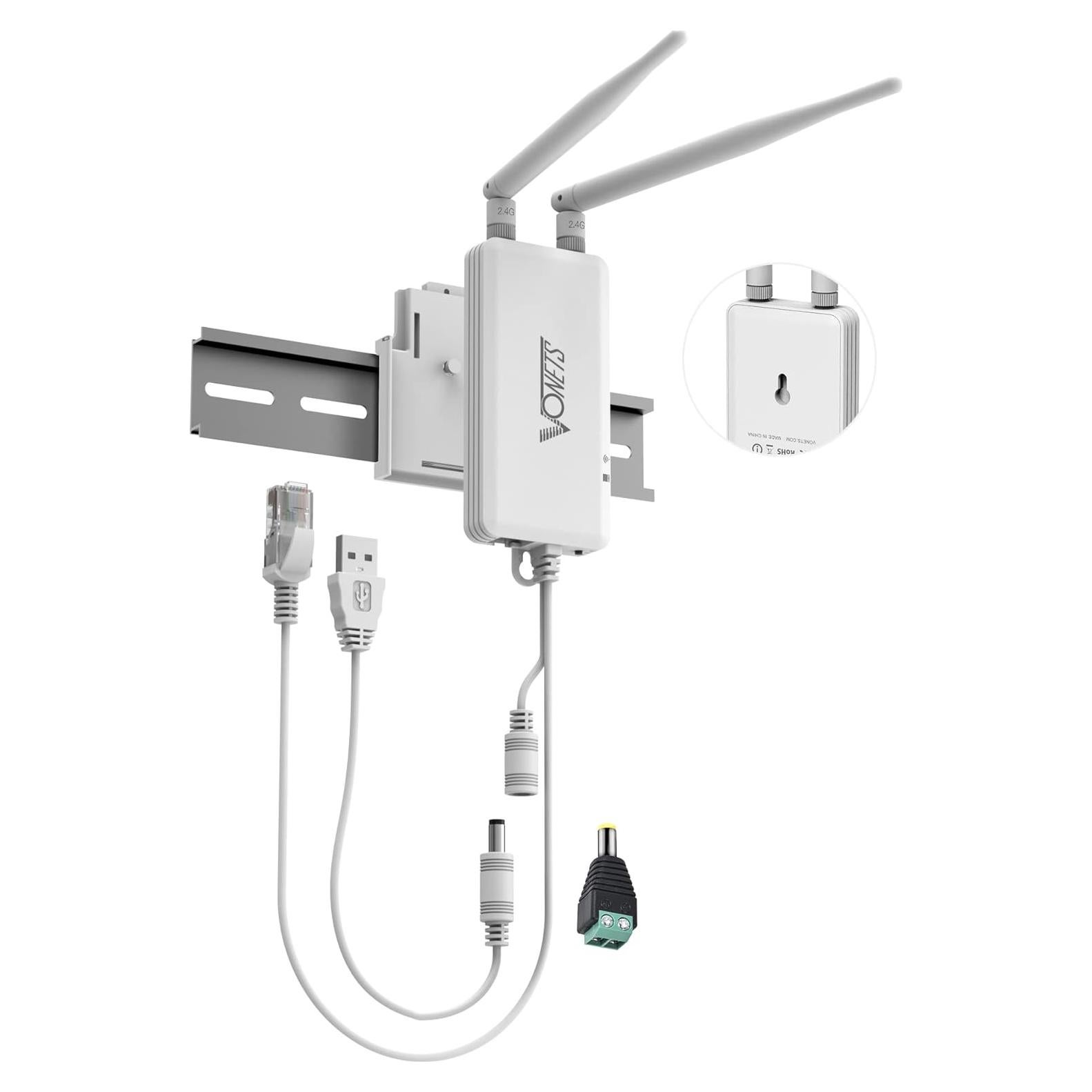 Puente WiFi Industrial VONETS VAP11S 2.4GHz 300Mbps