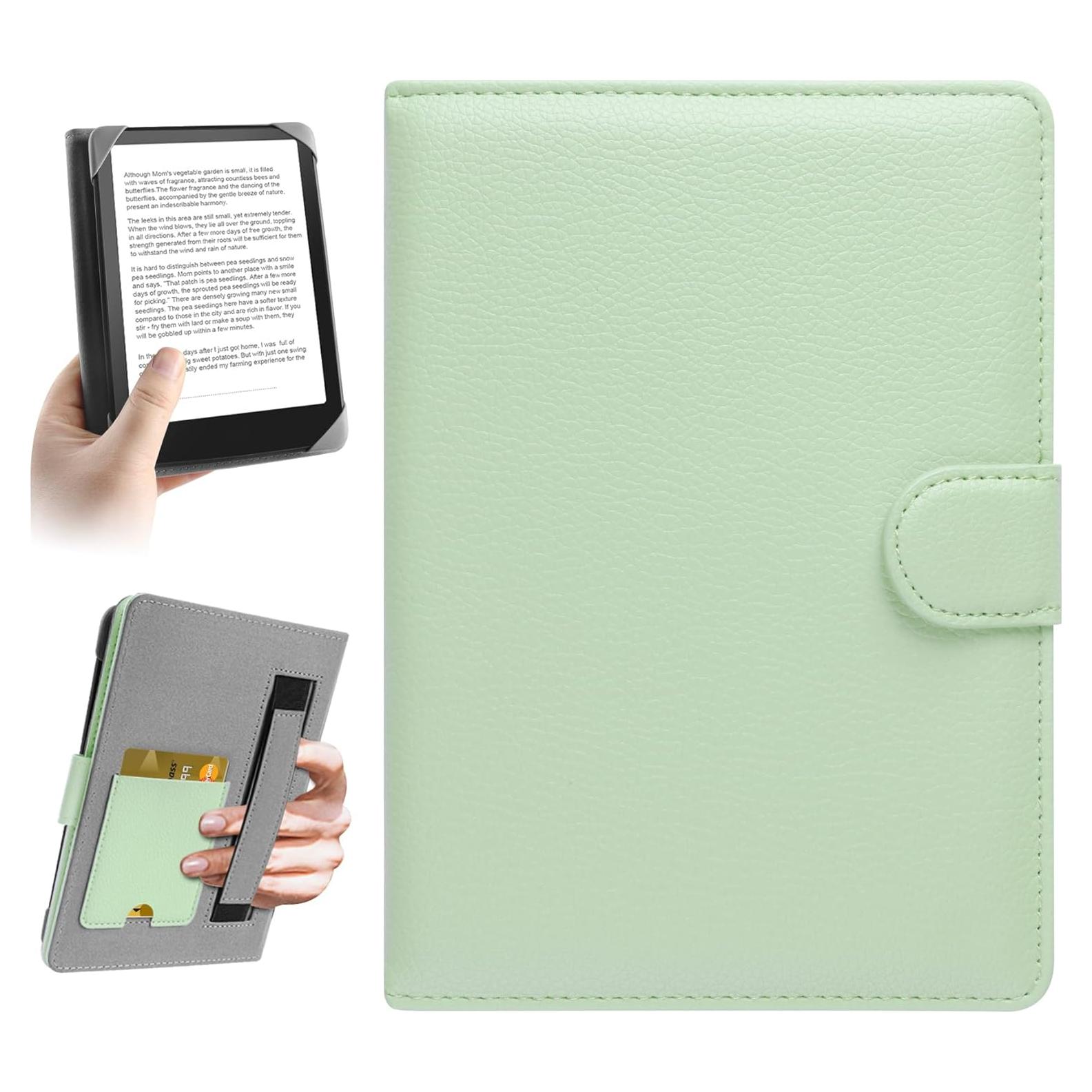 Funda Universal Verde para eReader 6-7" HoYiXi con Bolsillo
