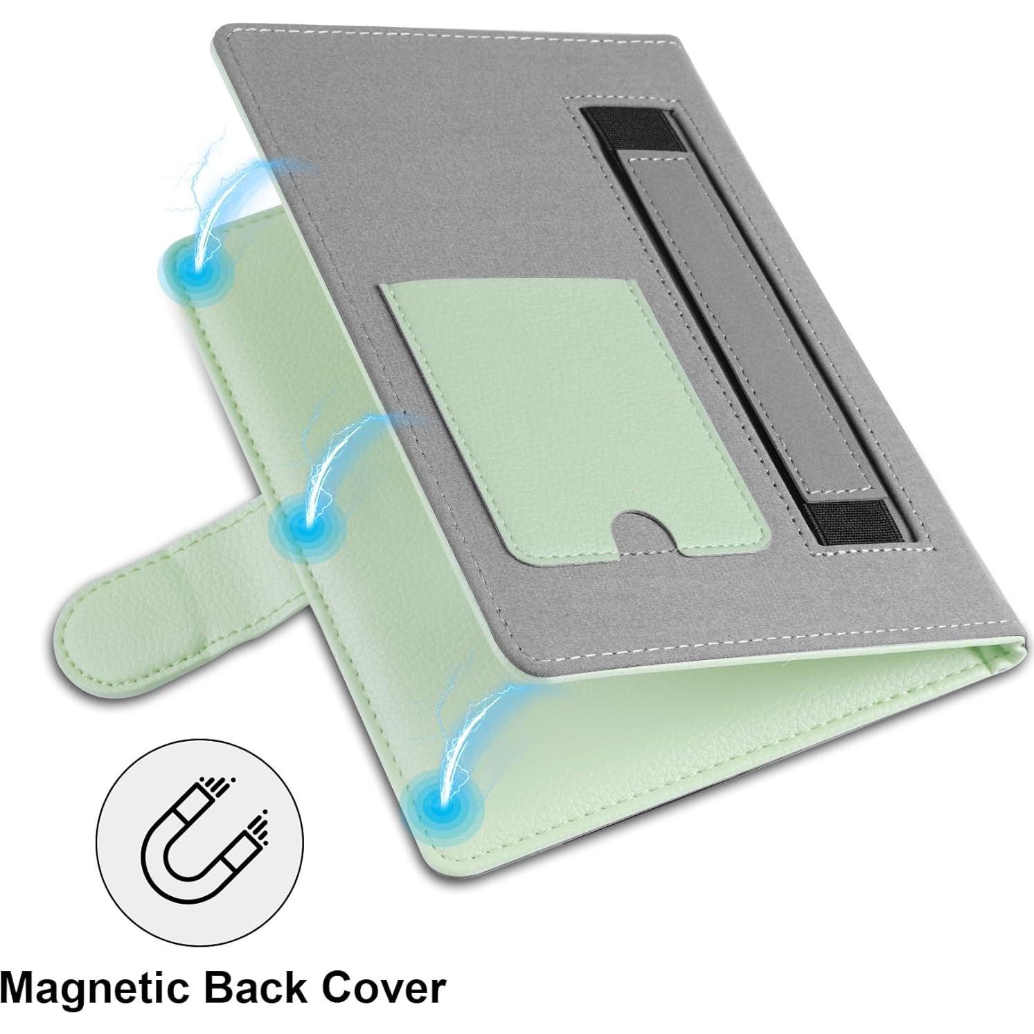 Funda Universal Verde para eReader 6-7" HoYiXi con Bolsillo