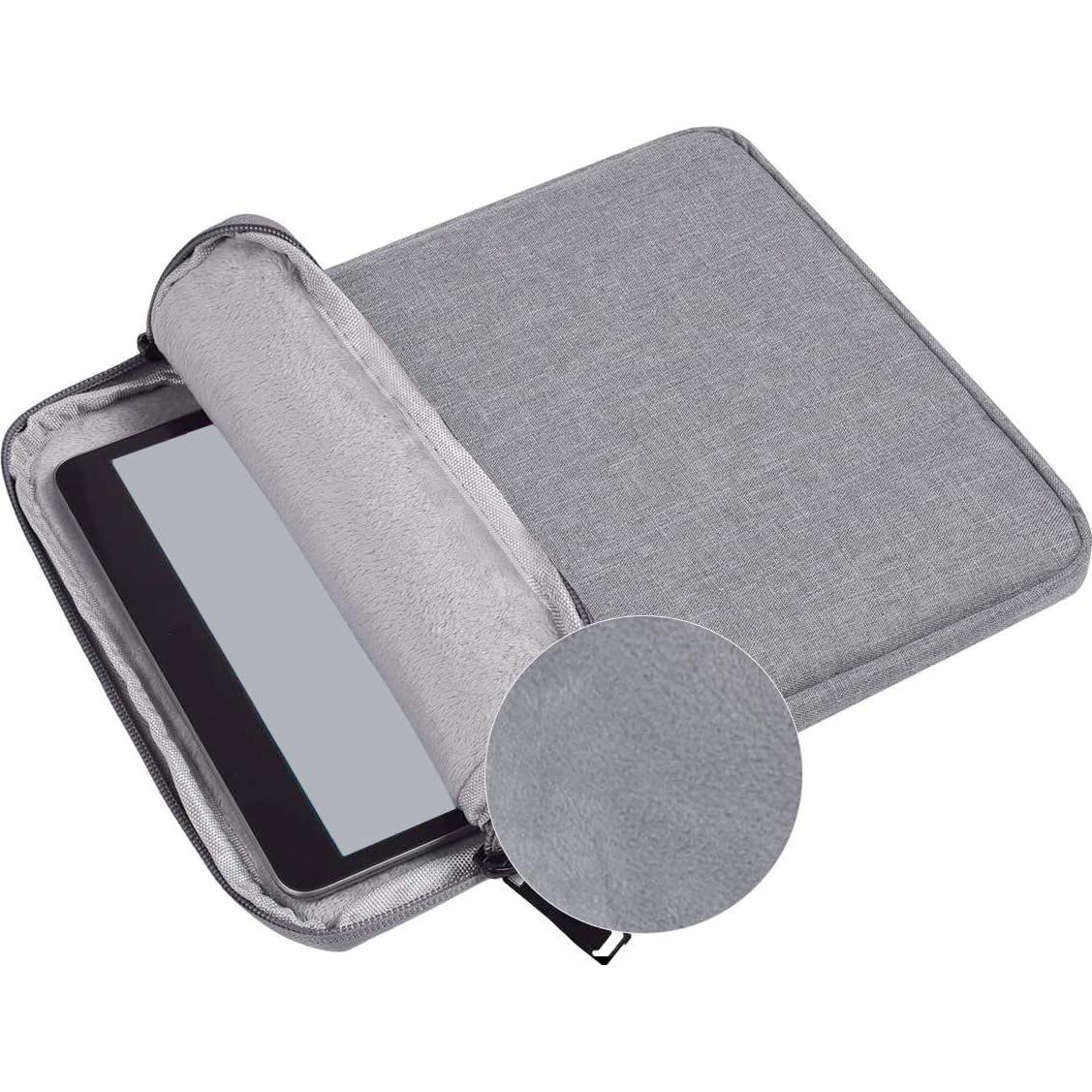 Funda Universal a Prueba de Golpes para eReader Kobo y Kindle - Gris Claro