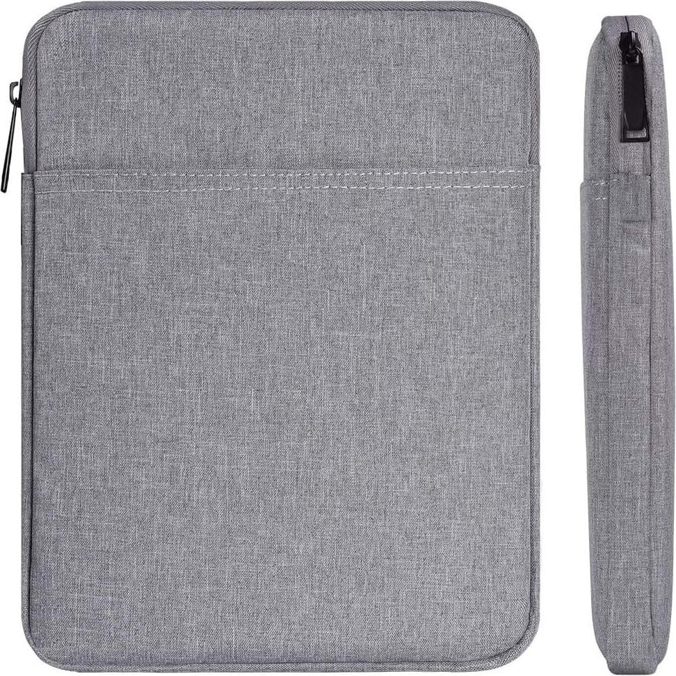 Funda Universal a Prueba de Golpes para eReader Kobo y Kindle - Gris Claro