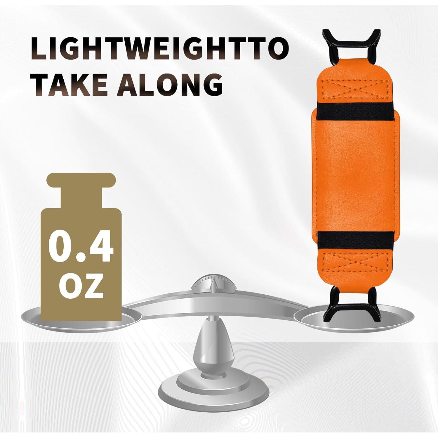 Secure Hand Strap for 6-7" Kindle and Tablets, Handle Grip for Tablet eReaders Fire - Kobo/Voyaga/Lenovo/Sony Kindle E-Book Tablet(Orange)