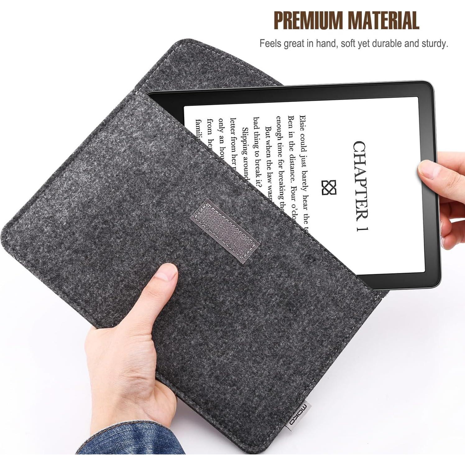 Funda MoKo para E-Reader 6.8" Kindle Paperwhite Gris Oscuro