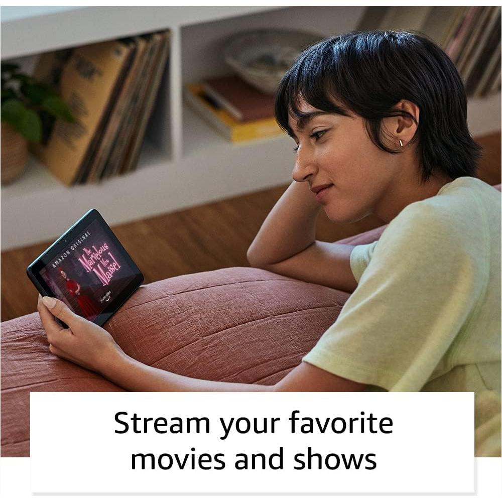 Like-New Amazon Fire 7 tablet (newest model) 7” display, read and watch, under $60 with 10-hour battery life, 16 GB, Black